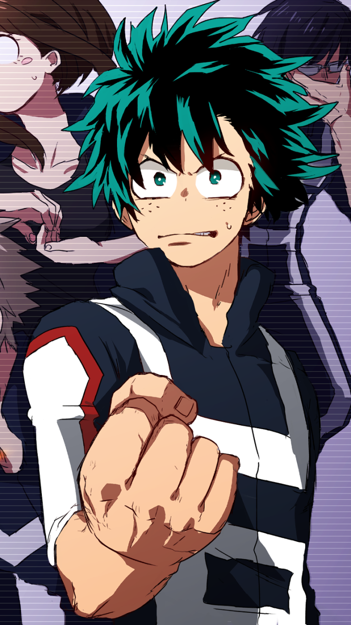 Anime My Hero Academia, Izuku Midoriya, Katsuki Bakugou, Shoto Todoroki, Eijiro Kirishima, Ochaco Uraraka, 720x1280, Phone HD Wallpaper