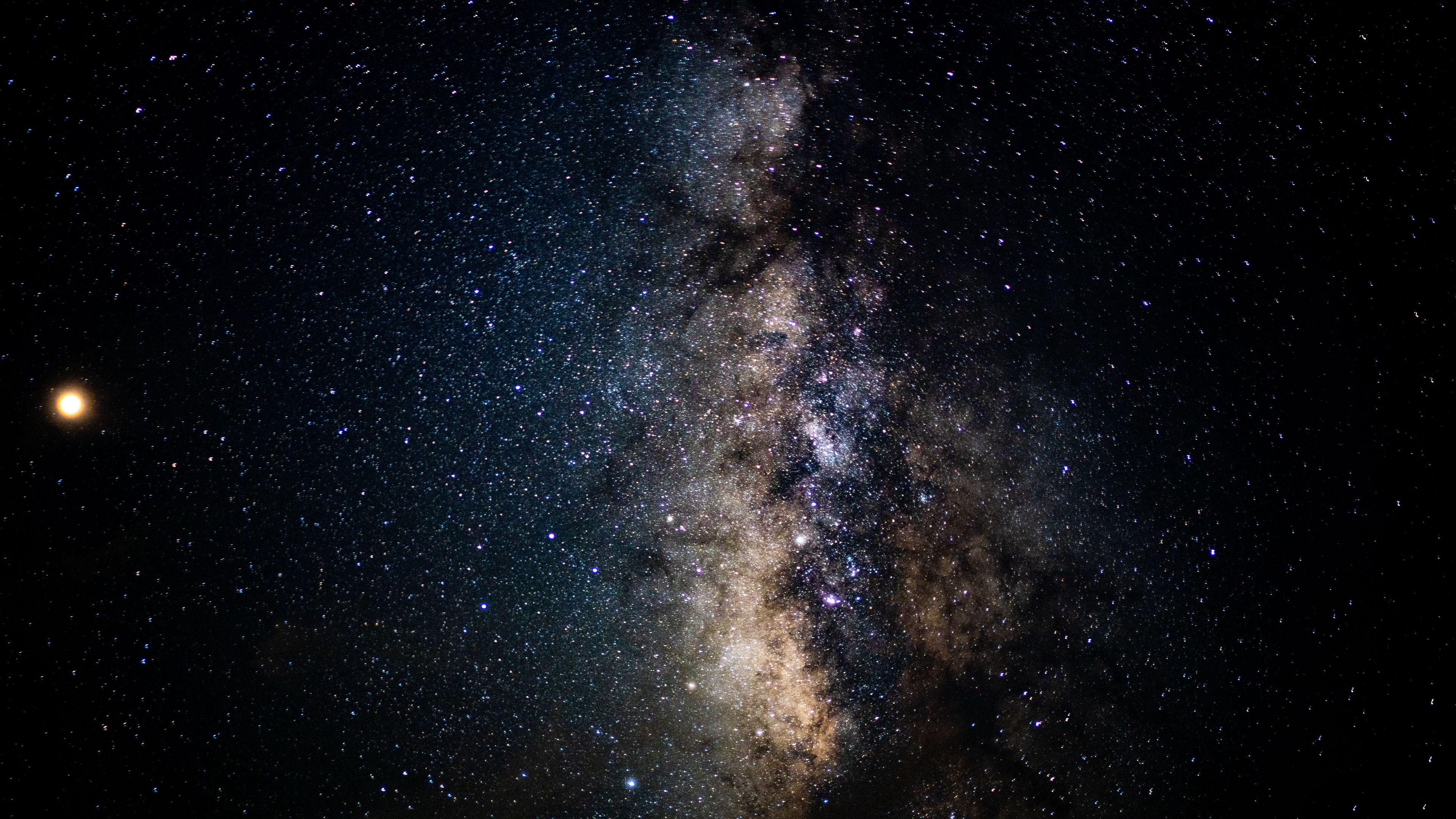 space, stars, milky way, universe, astronomy, 4k, HD Wallpaper