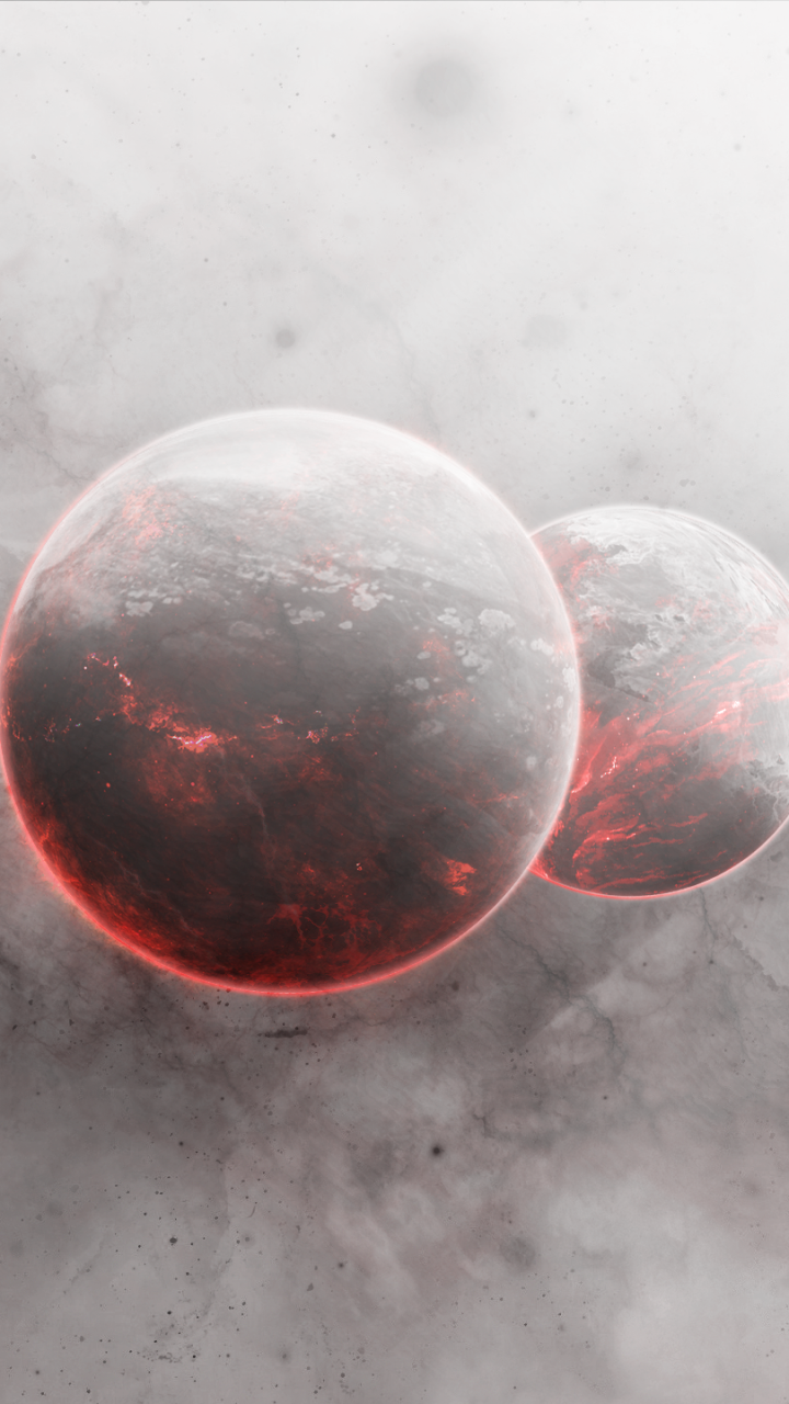 Sci Fi Planets, Sci Fi, Planet, Space, Moon, White, 720x1280, Phone HD Wallpaper