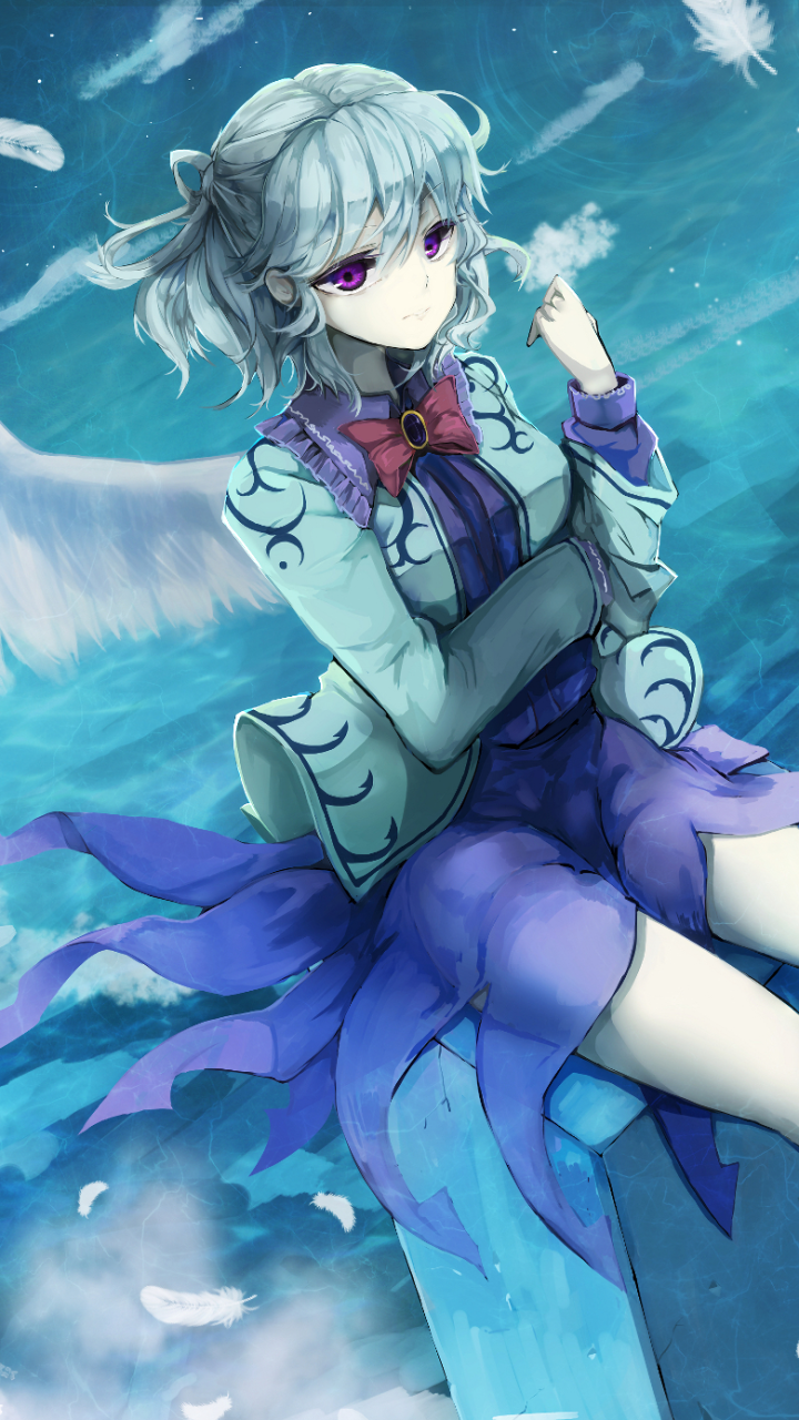 Anime Touhou, Sagume Kishin, 720x1280, Phone HD Wallpaper