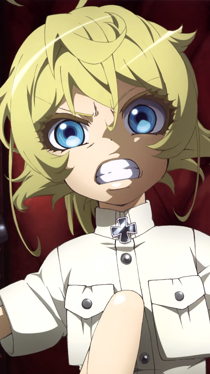 Anime Youjo Senki, Tanya Degurechaff, 720x1280, Phone HD Wallpaper