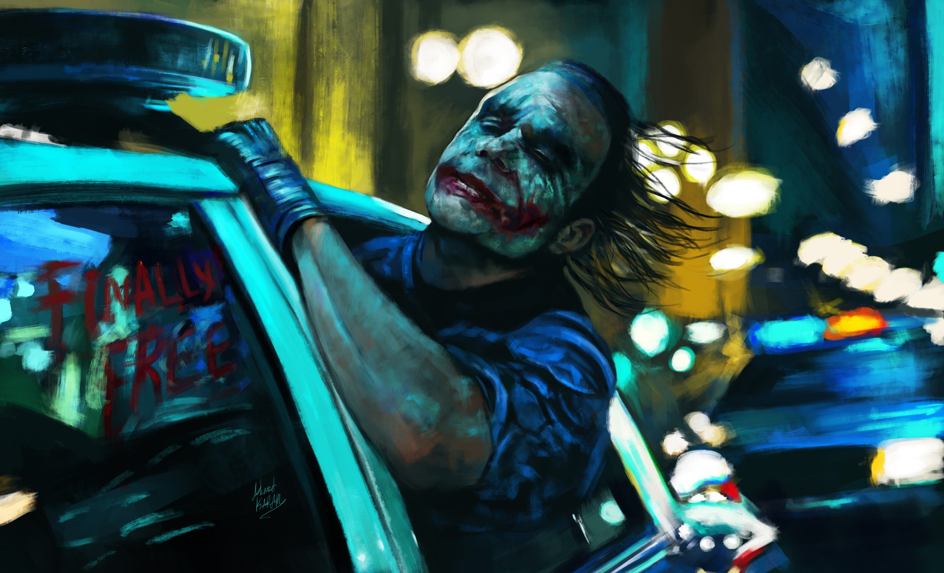 joker, artwork, hd, artstation, artist, HD Wallpaper