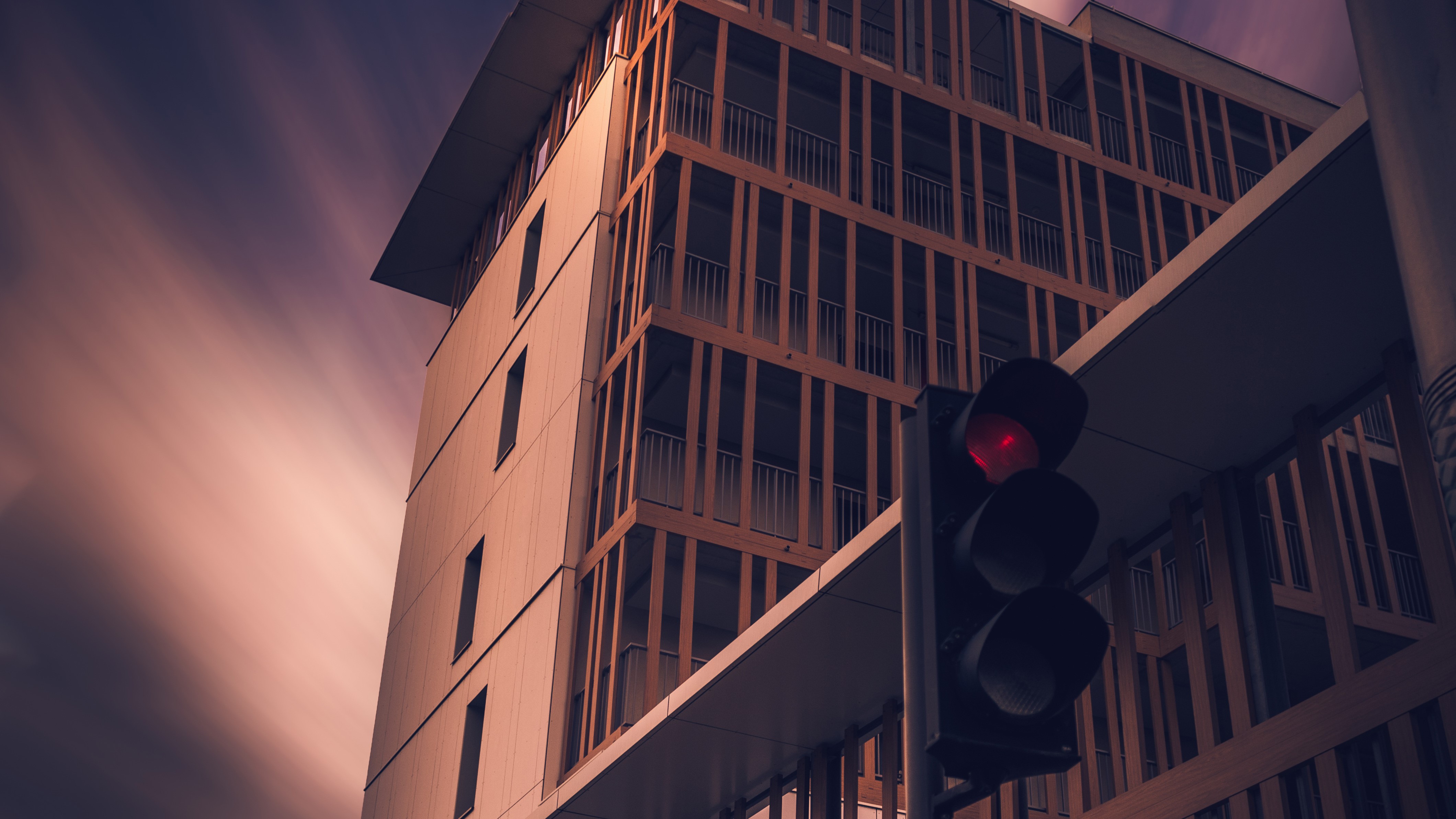 traffic lights, building, photography, outdoors, street, hd, 4k, HD Wallpaper