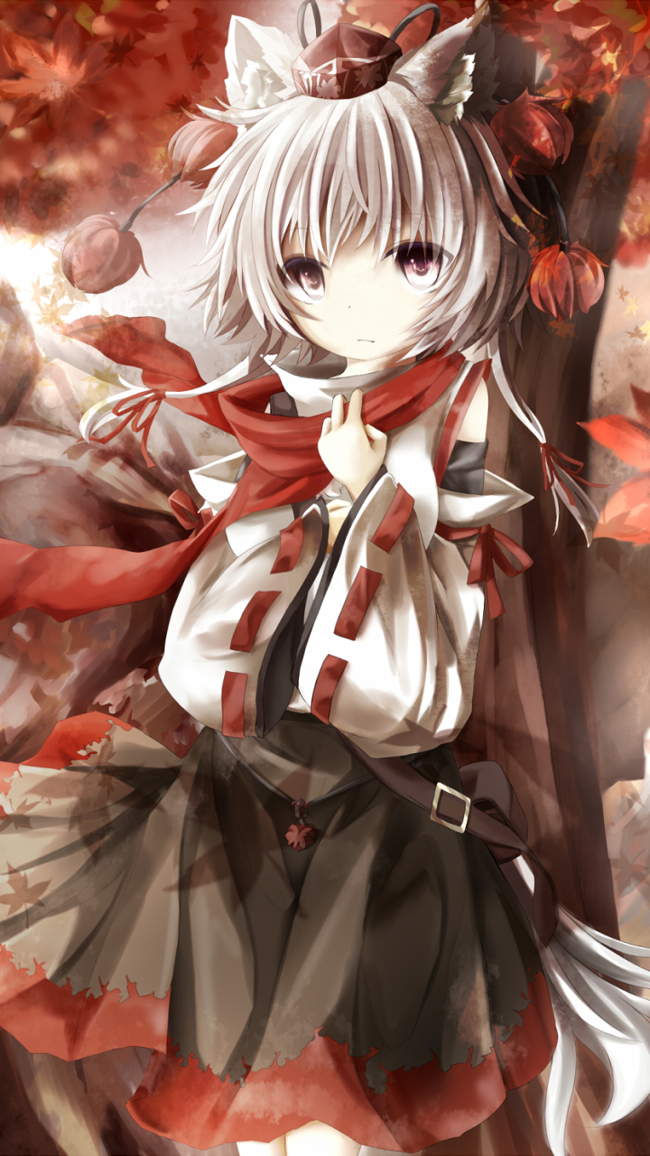 Anime Touhou, Momiji Inubashiri, 720x1280, Phone HD Wallpaper