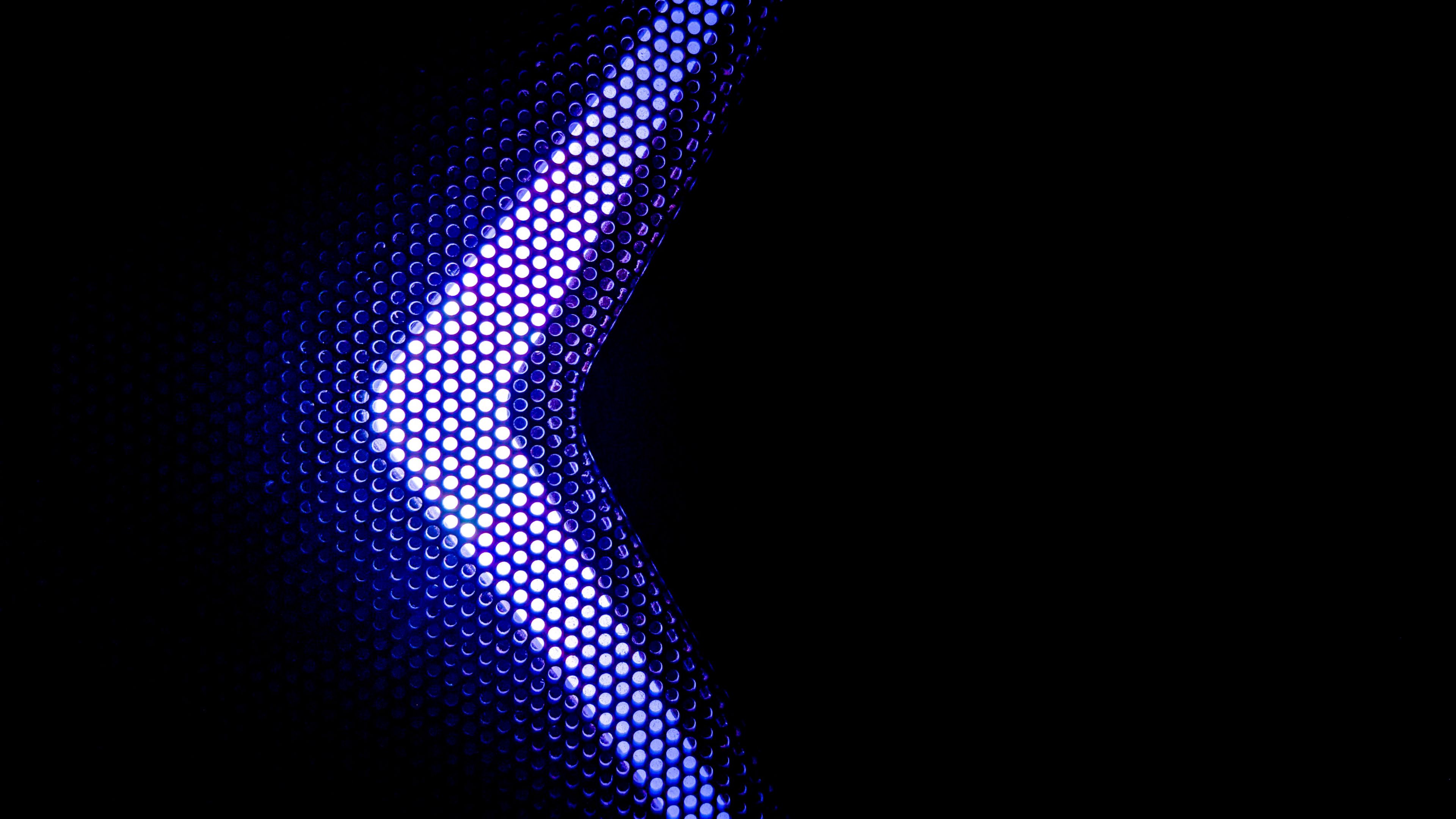 neon, backlight, glow, lattice, darkness, 4k, HD Wallpaper