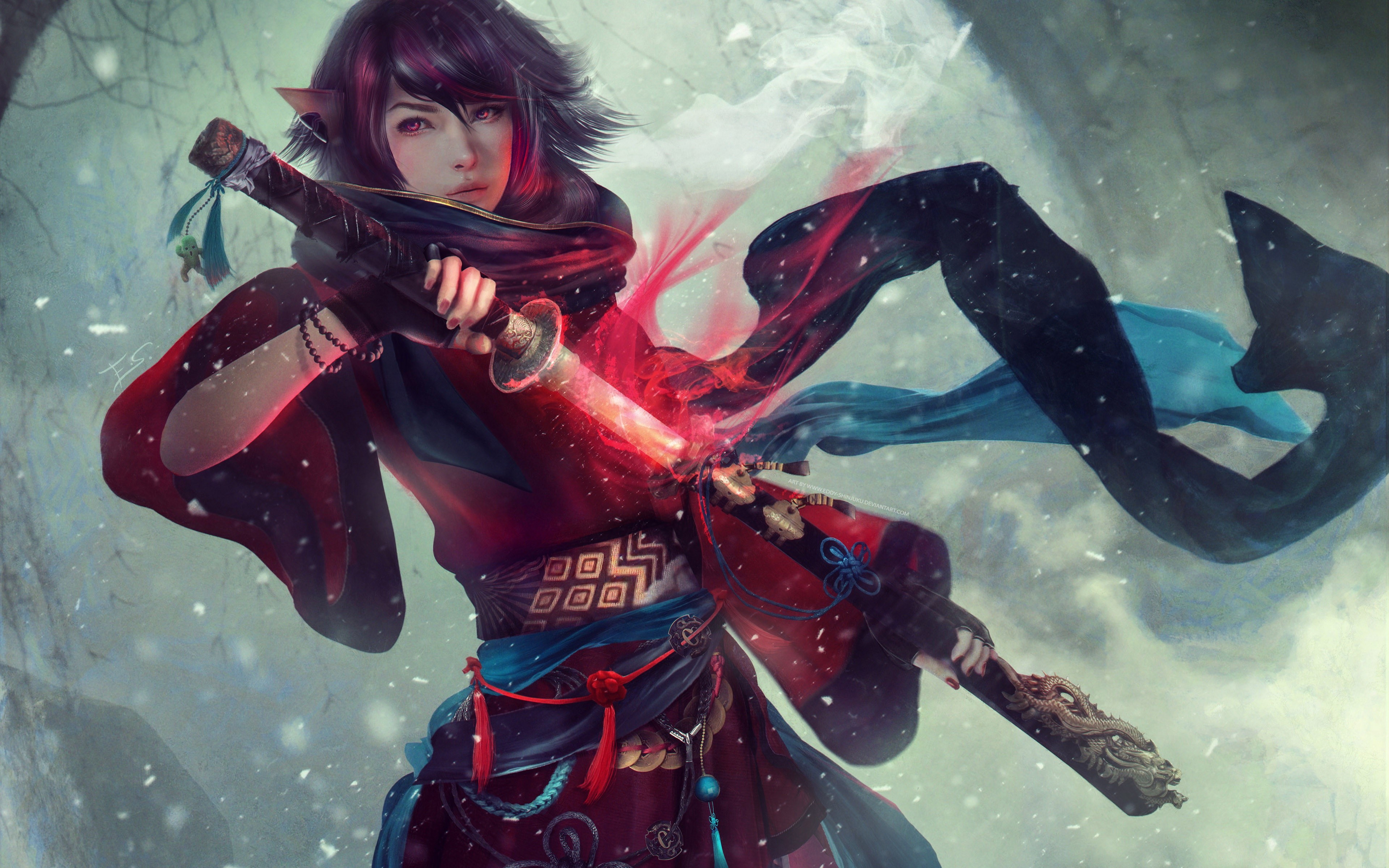 final fantasy, artist, artwork, digital art, hd, 4k, HD Wallpaper
