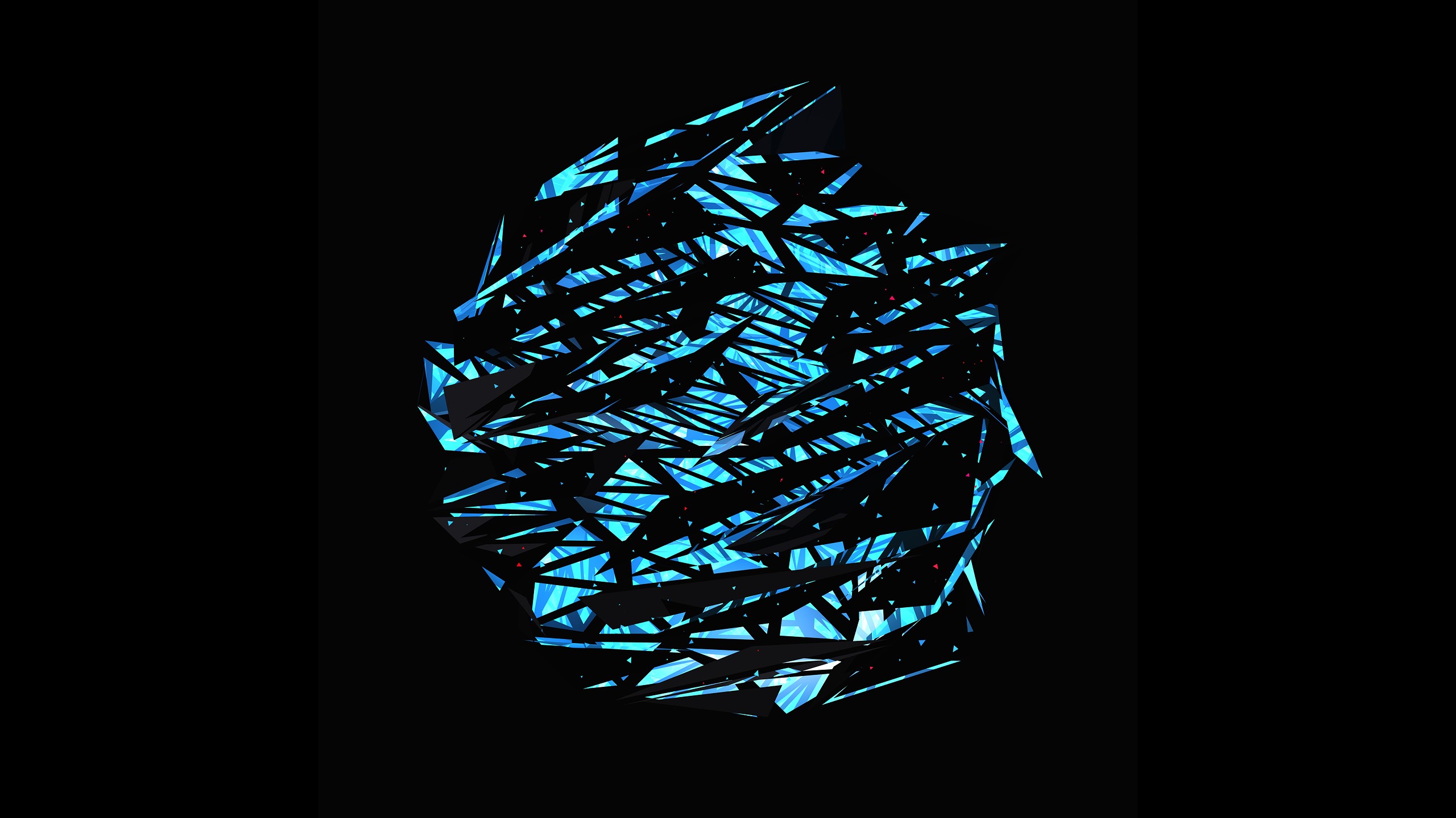 facets, abstract, justin maller, hd, HD Wallpaper