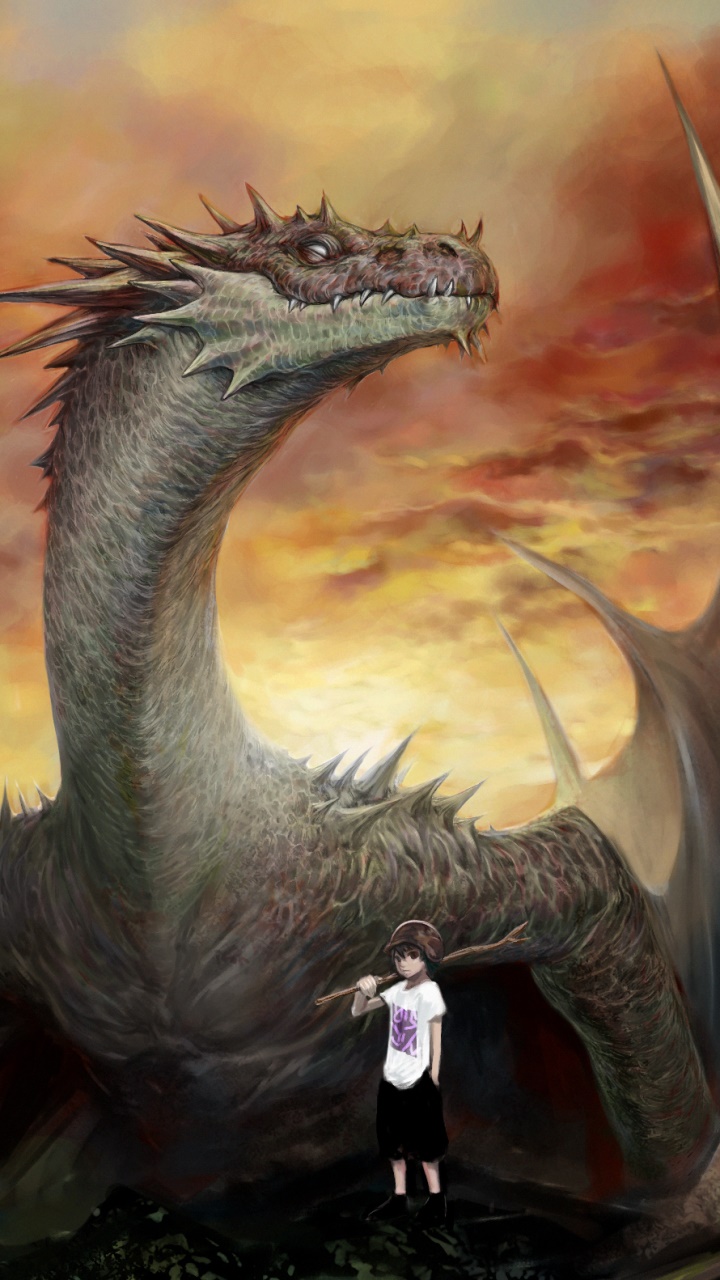 Fantasy Dragon, 720x1280, Phone HD Wallpaper