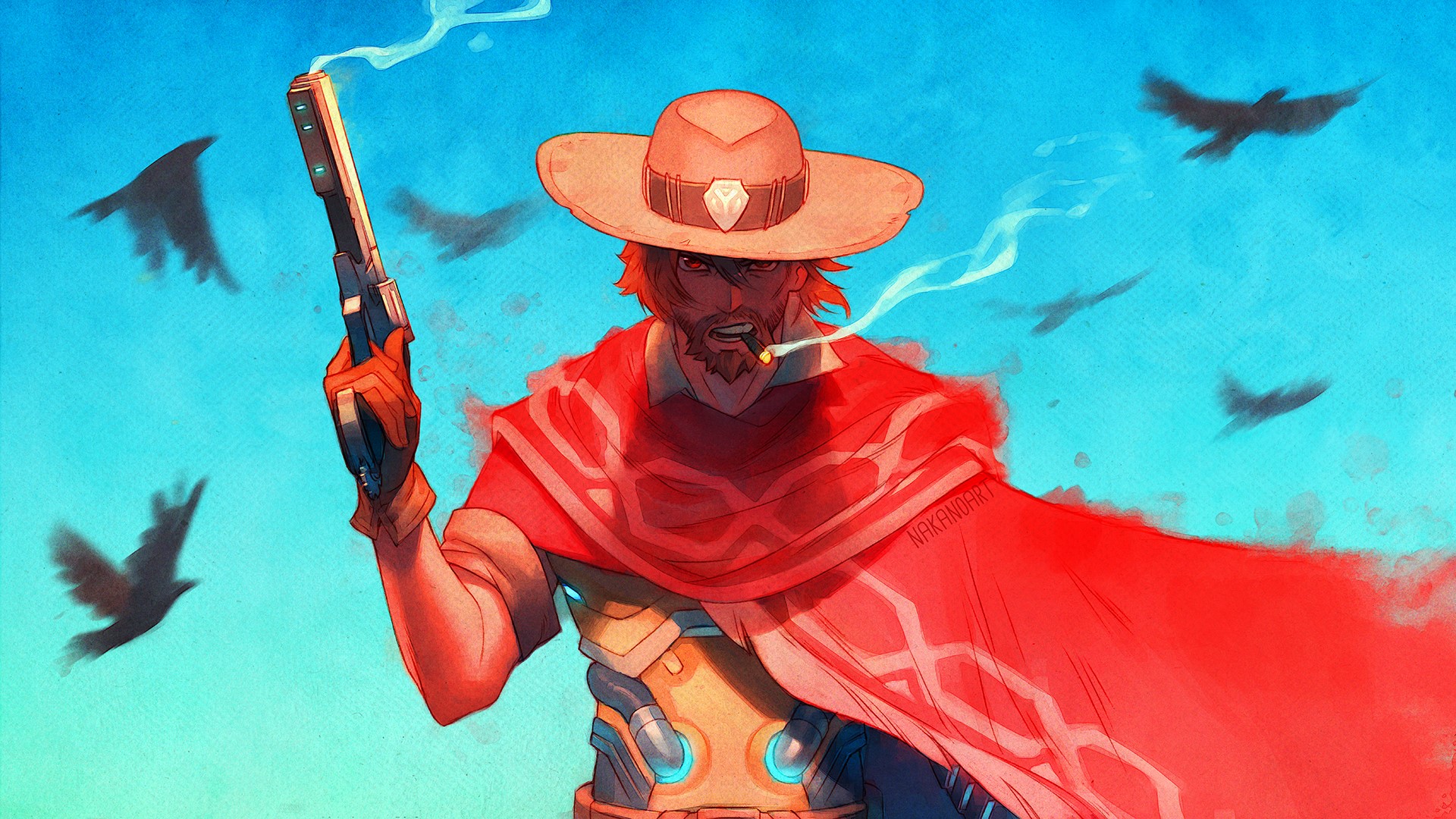 mccree overwatch, overwatch, games, hd, artwork, digital art, artist, HD Wallpaper