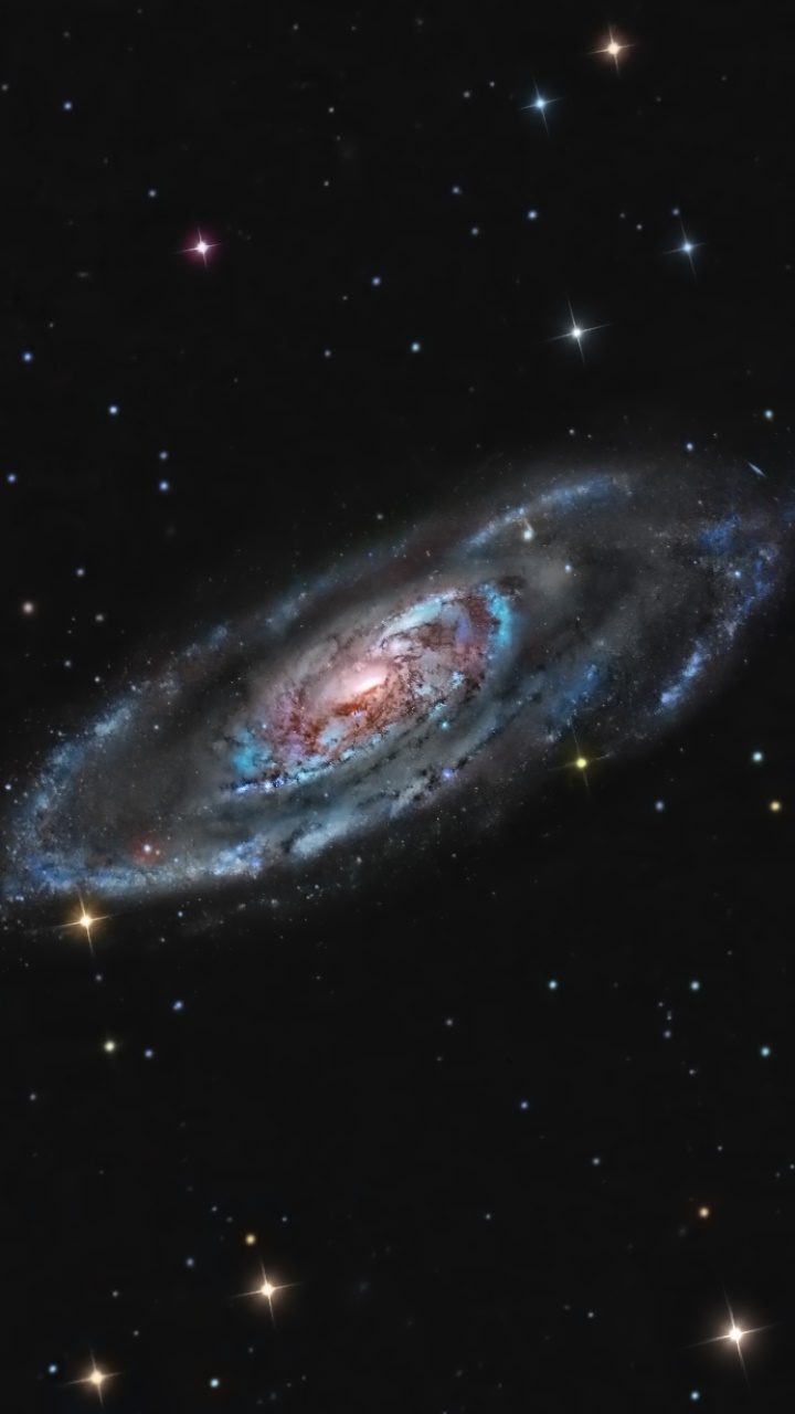 Sci Fi Galaxy, Spiral Galaxy, 720x1280, Phone HD Wallpaper