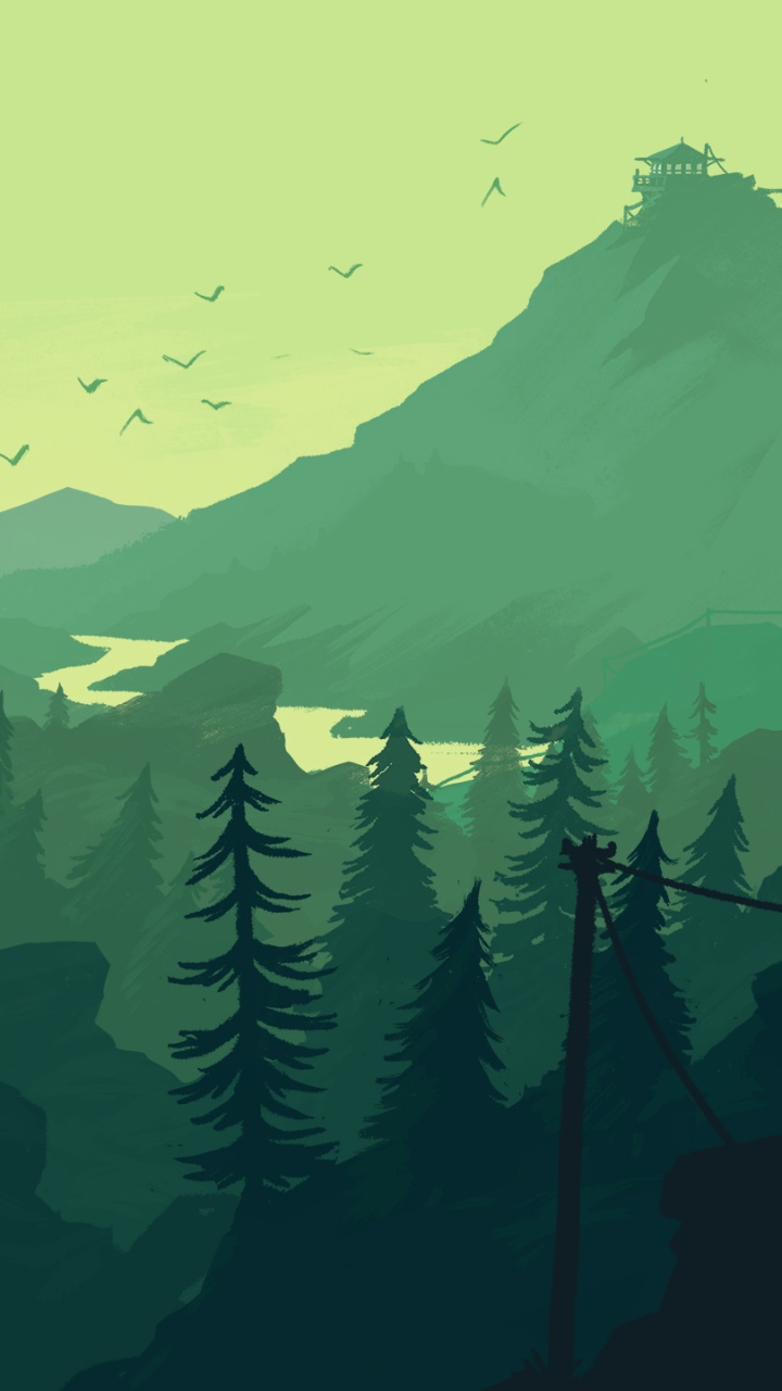 Video Game Firewatch, 720x1280, Phone HD Wallpaper