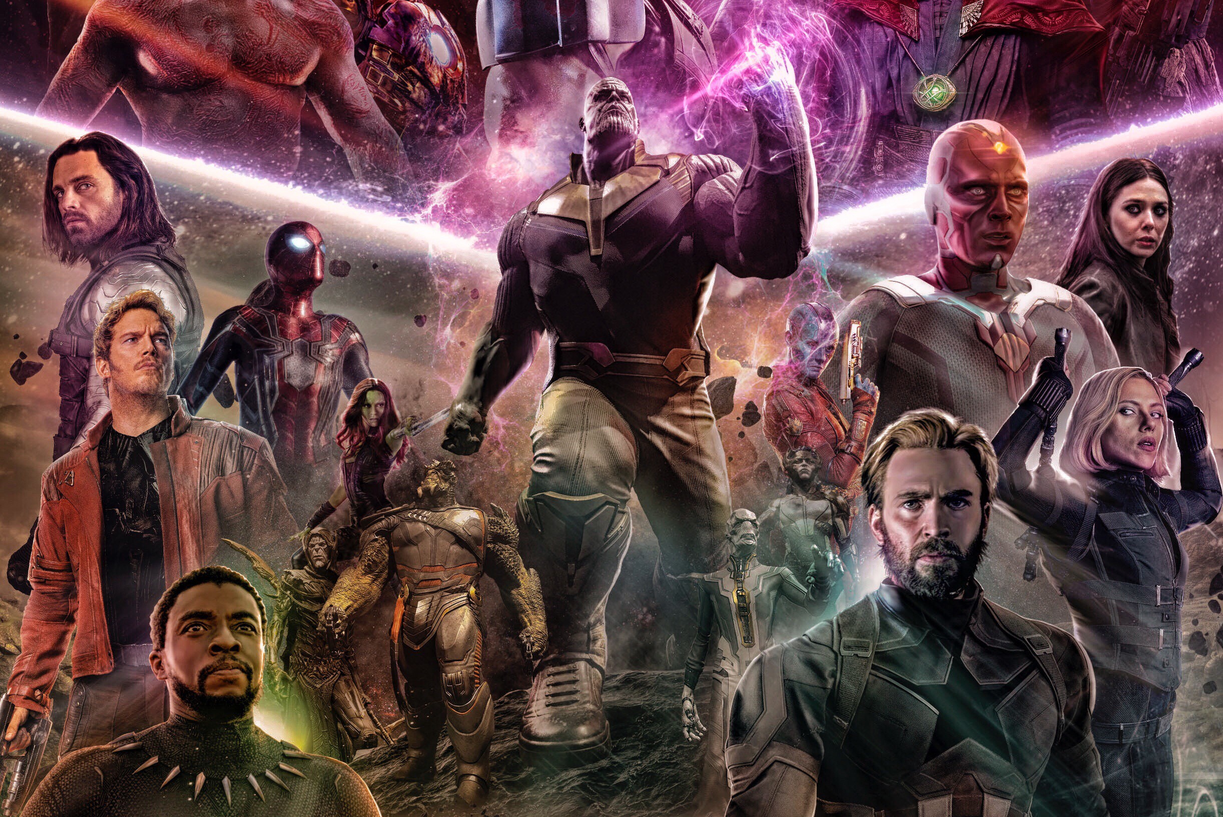avengers infinity war, 2018 movies, movies, hd, artwork, deviantart, artist, HD Wallpaper