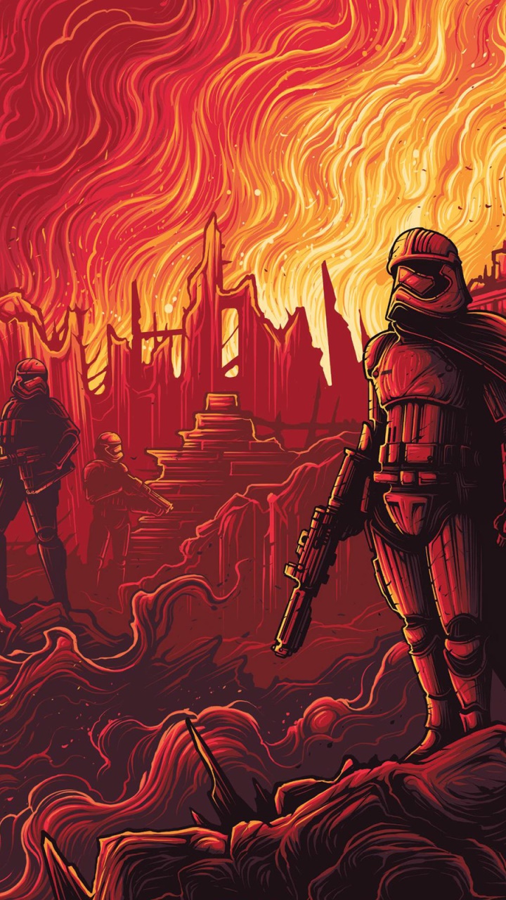Movie Star Wars Episode VII: The Force Awakens, Captain Phasma, Stormtrooper, 720x1280, Phone HD Wallpaper