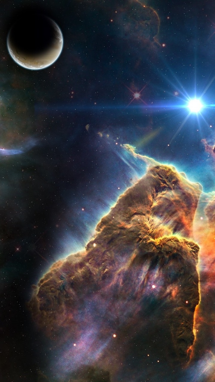Sci Fi Nebula, Space, Stars, 720x1280, Phone HD Wallpaper
