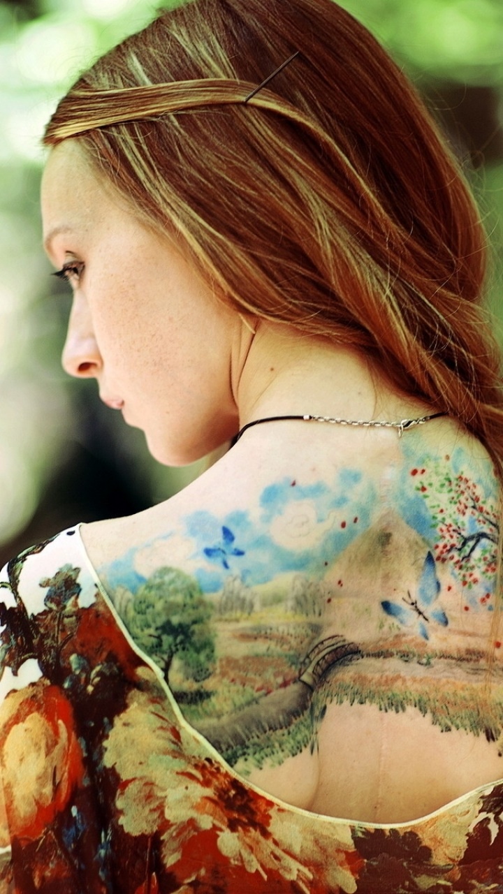 Women Tattoo, 720x1280, Phone HD Wallpaper