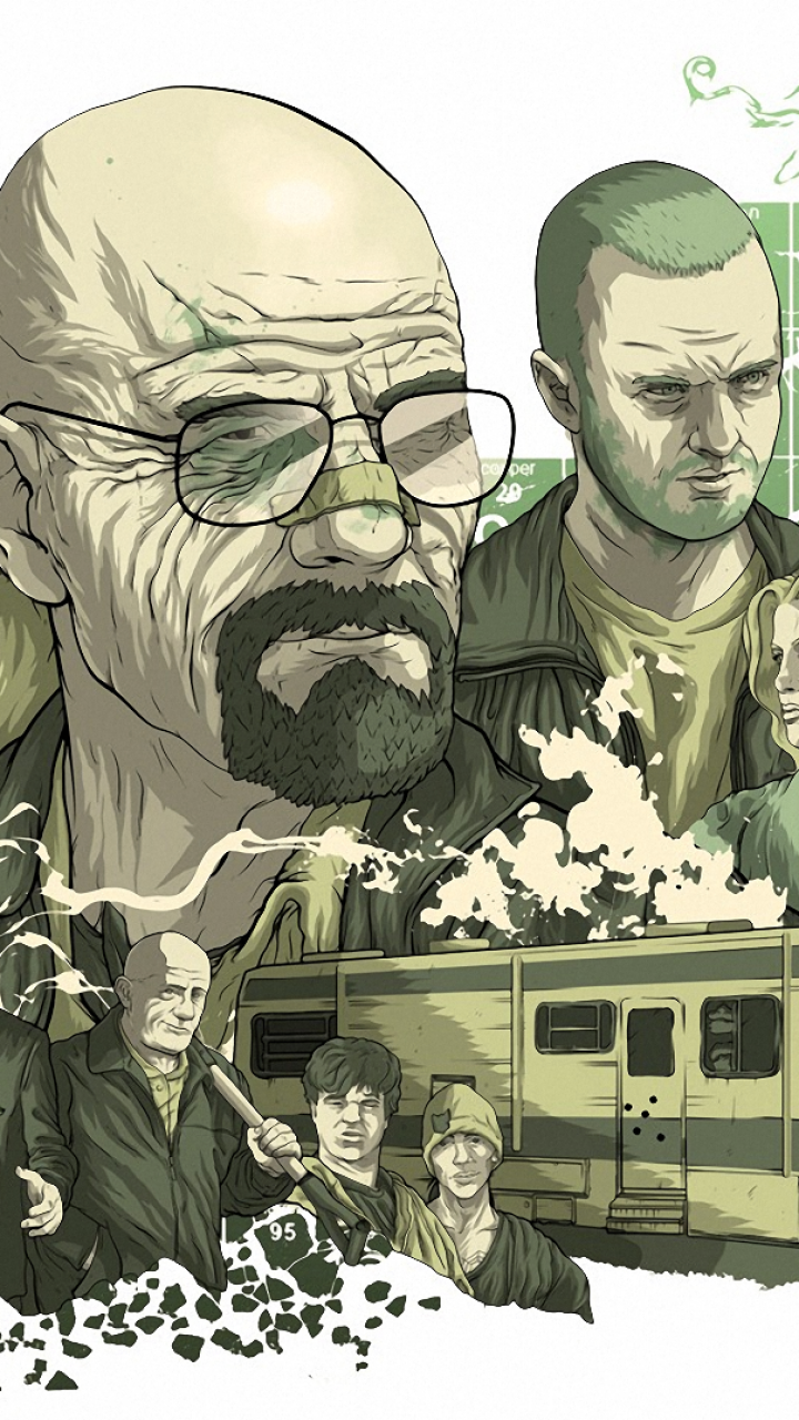 TV Show Breaking Bad, Mike Ehrmantraut, Hank Schrader, Saul Goodman, Gustavo Fring, Aaron Paul, 720x1280, Phone HD Wallpaper
