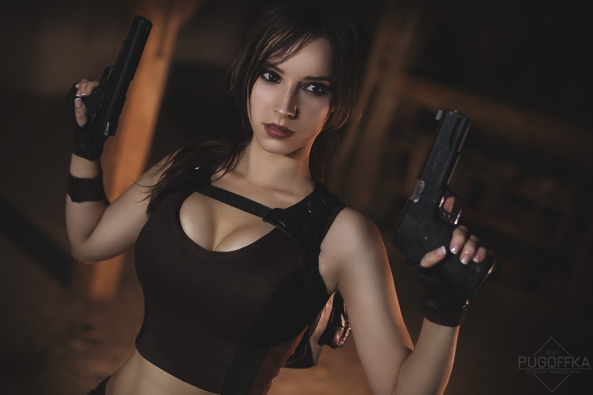 lara croft, hd, girls, cosplay, artist, deviantart, HD Wallpaper