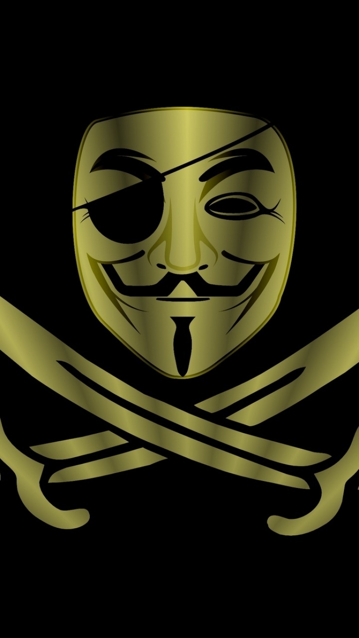 Dark Anonymous, 720x1280, Phone HD Wallpaper