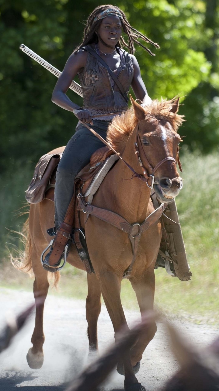 TV Show The Walking Dead, Danai Gurira, Michonne (The Walking Dead), 720x1280, Phone HD Wallpaper