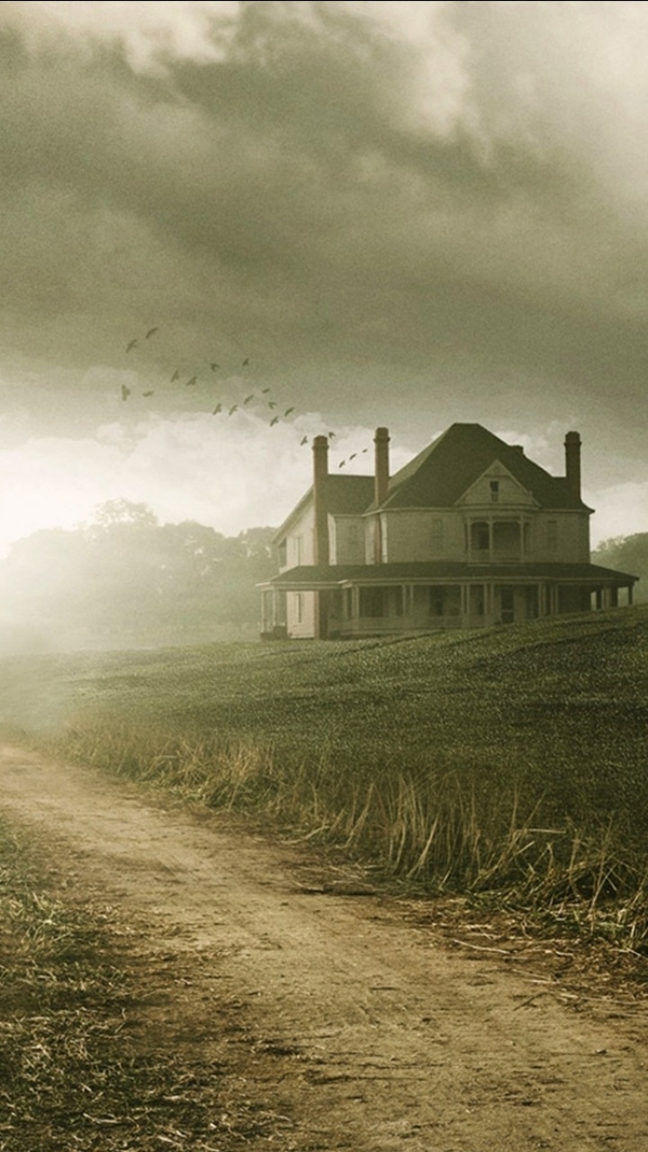 TV Show The Walking Dead, Dirt Road, House, 720x1280, Phone HD Wallpaper