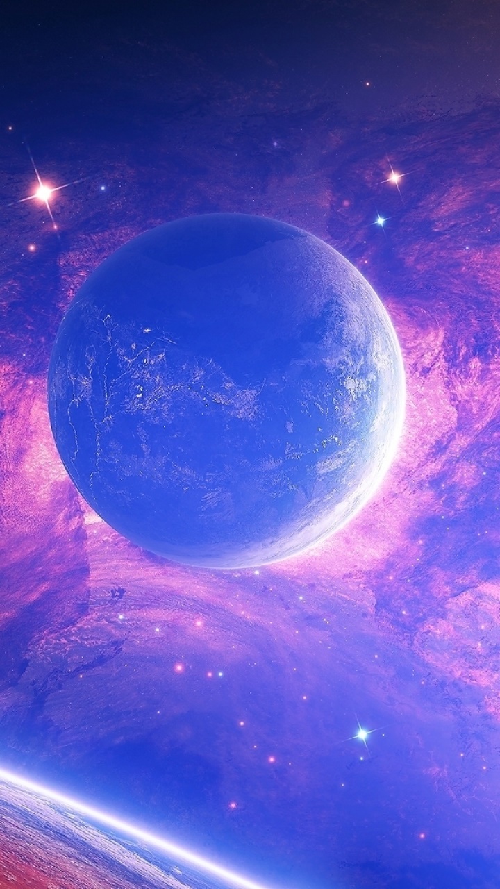 Sci Fi Planets, Space, Galaxy, 720x1280, Phone HD Wallpaper