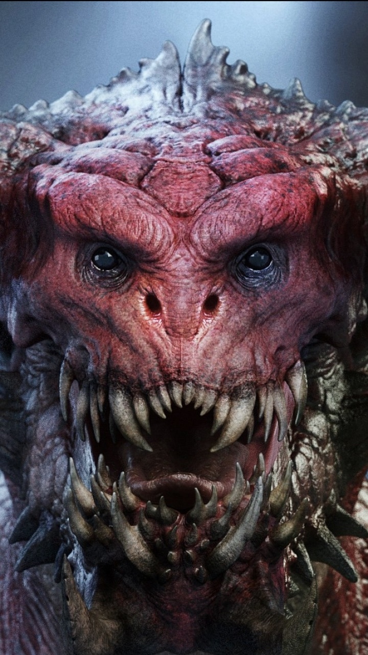 Dark Demon, Horns, Scary, Dark, 720x1280, Phone HD Wallpaper