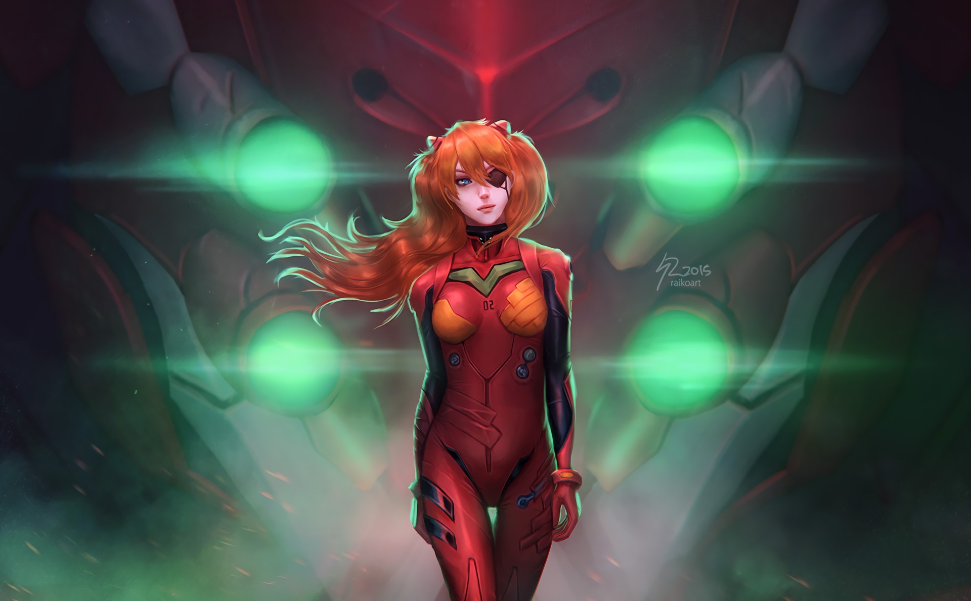neon genesis evangelion, asuka langley soryu, anime girl, anime, hd, artist, artwork, digital art, HD Wallpaper