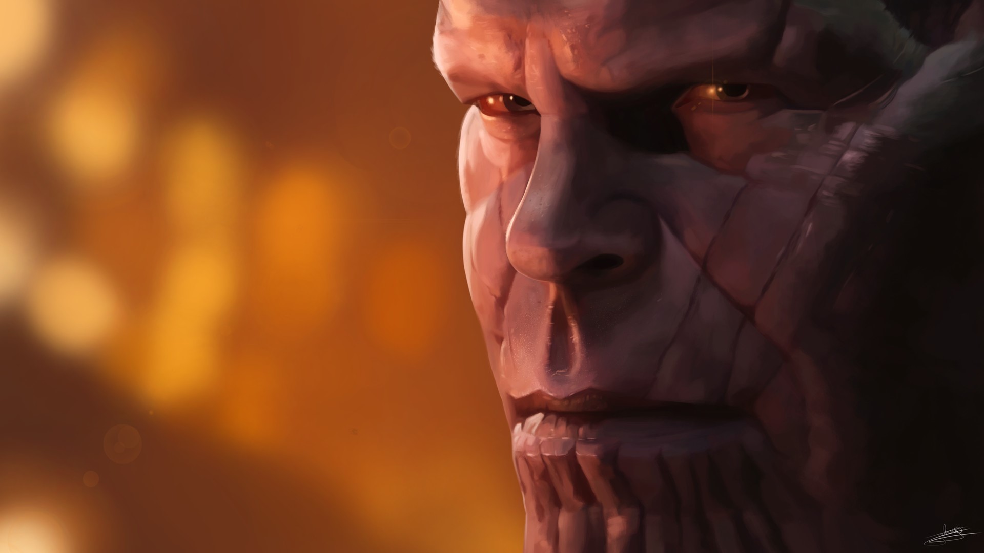 thanos, superheroes, hd, artwork, artstation, artist, movies, avengers infinity war, HD Wallpaper
