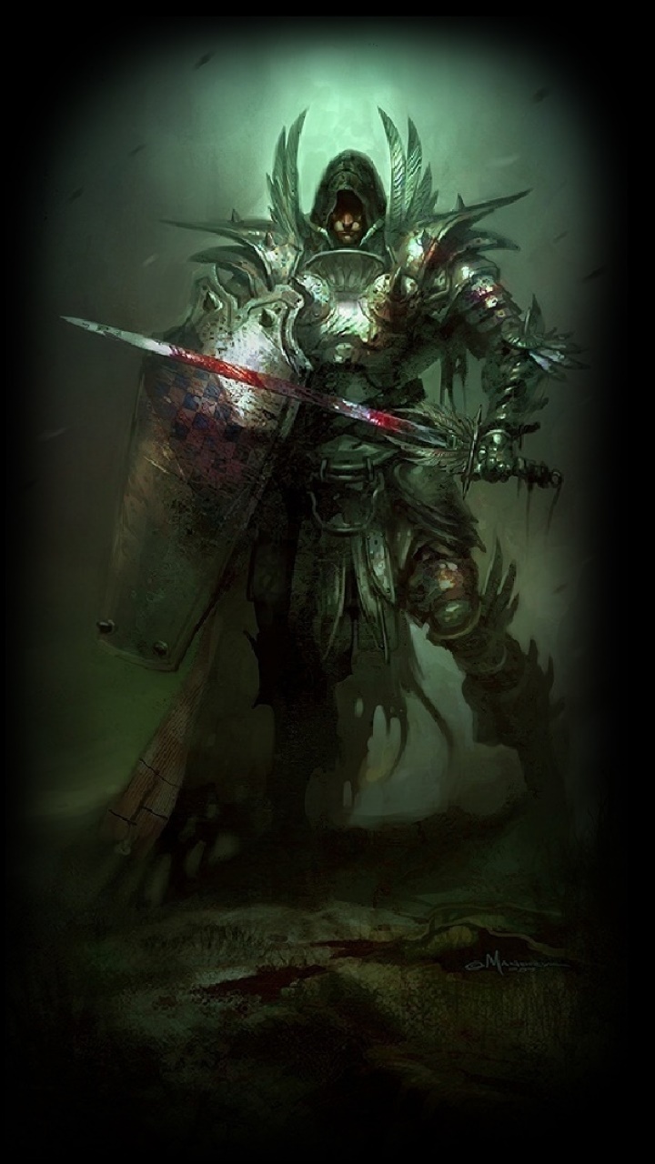 Fantasy Knight, Battle, Warrior, 720x1280, Phone HD Wallpaper