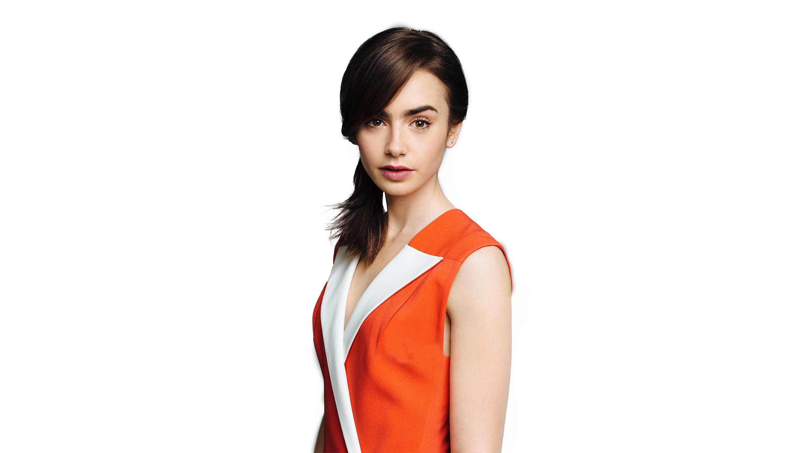 lily collins, girls, celebrities, model, hd, HD Wallpaper