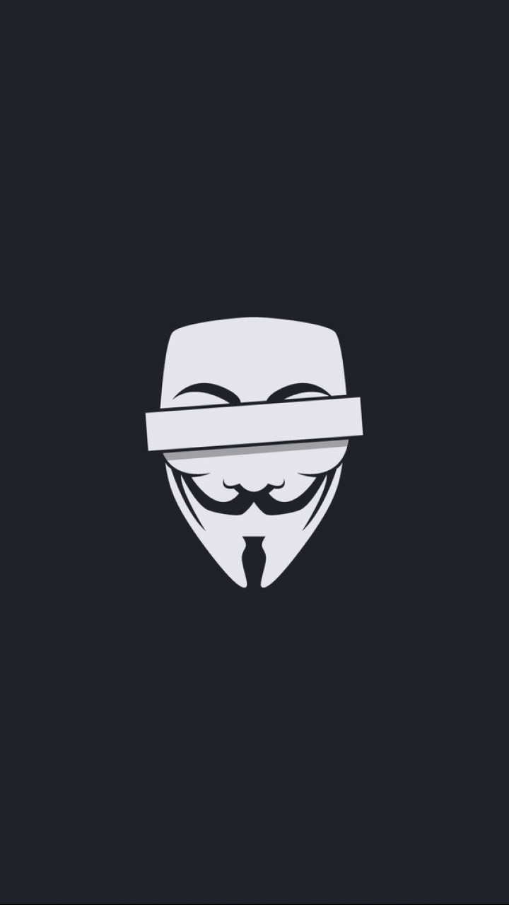 Dark Anonymous, 720x1280, Phone HD Wallpaper