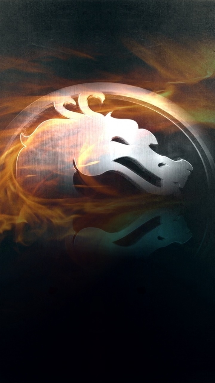 Video Game Mortal Kombat, Dragon, Logo, 720x1280, Phone HD Wallpaper