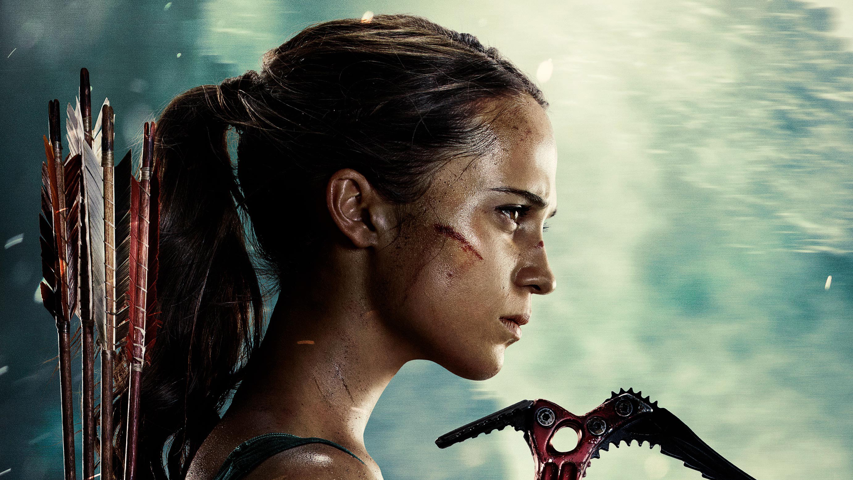 tomb raider movie, tomb raider, 2018 movies, hd, alicia vikander, lara croft, HD Wallpaper