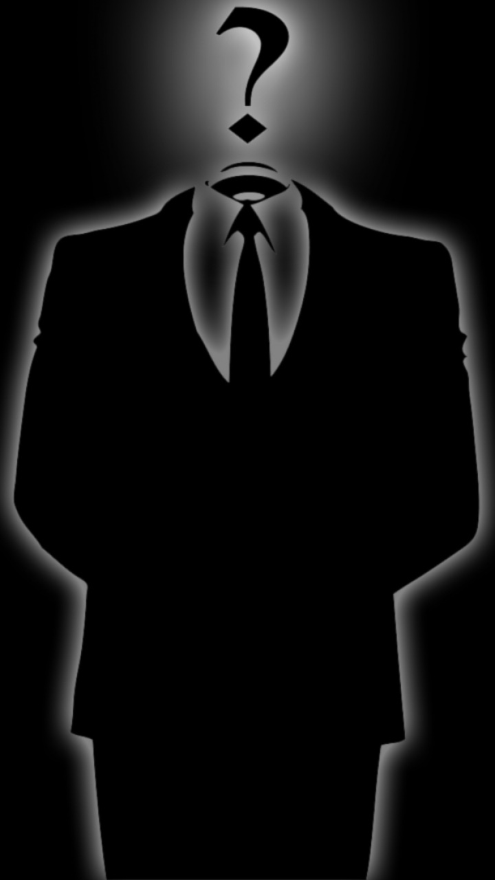 Dark Anonymous, 720x1280, Phone HD Wallpaper