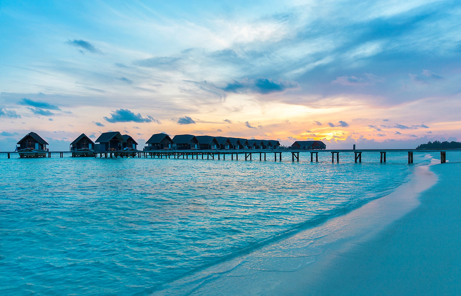 maldives, water, nature, hd, HD Wallpaper