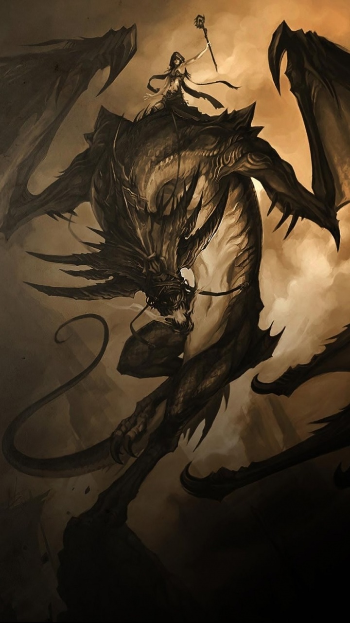 Fantasy Dragon, 720x1280, Phone HD Wallpaper