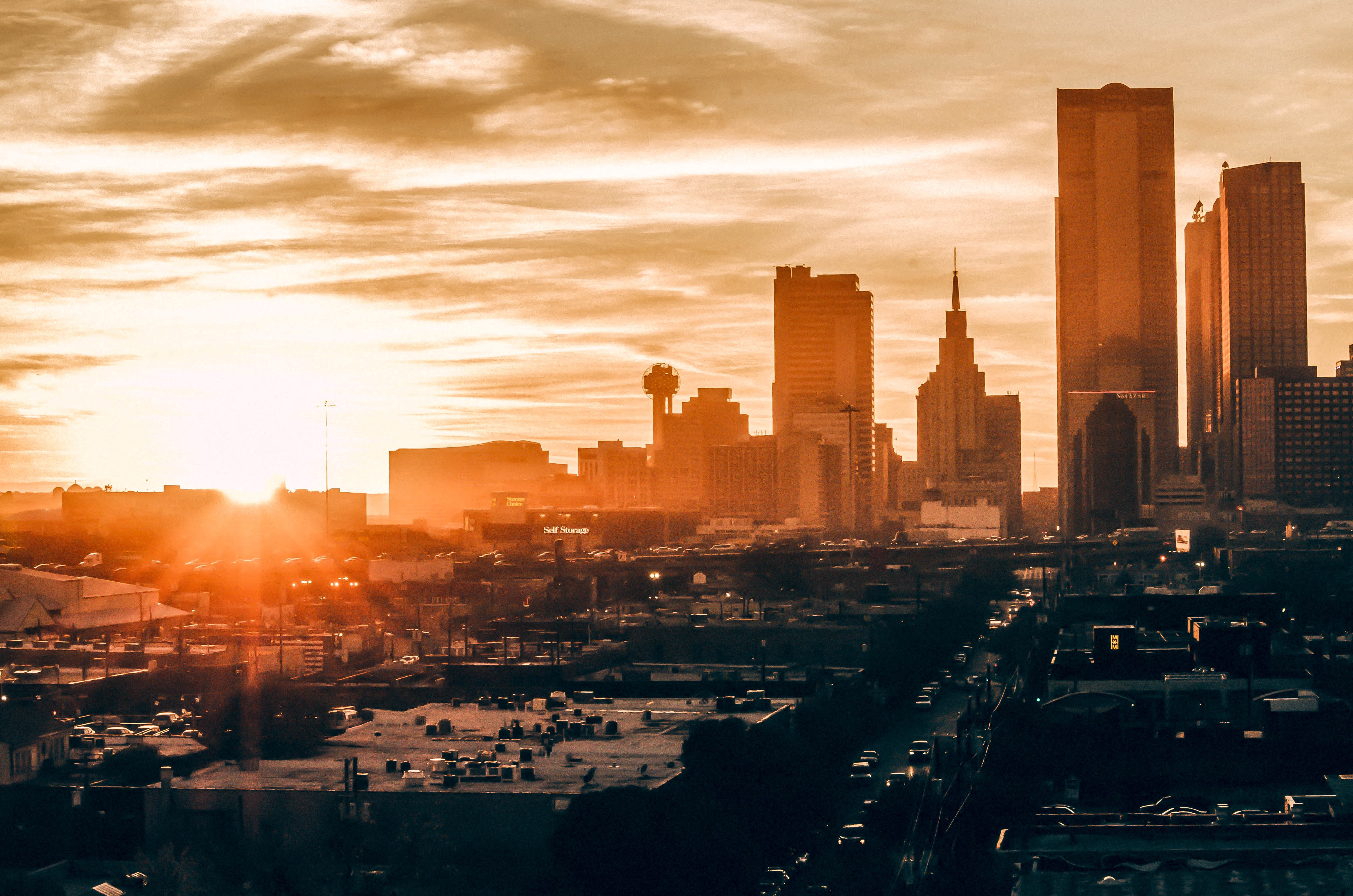 buildings, photography, sunset, city, hd, 5k, HD Wallpaper