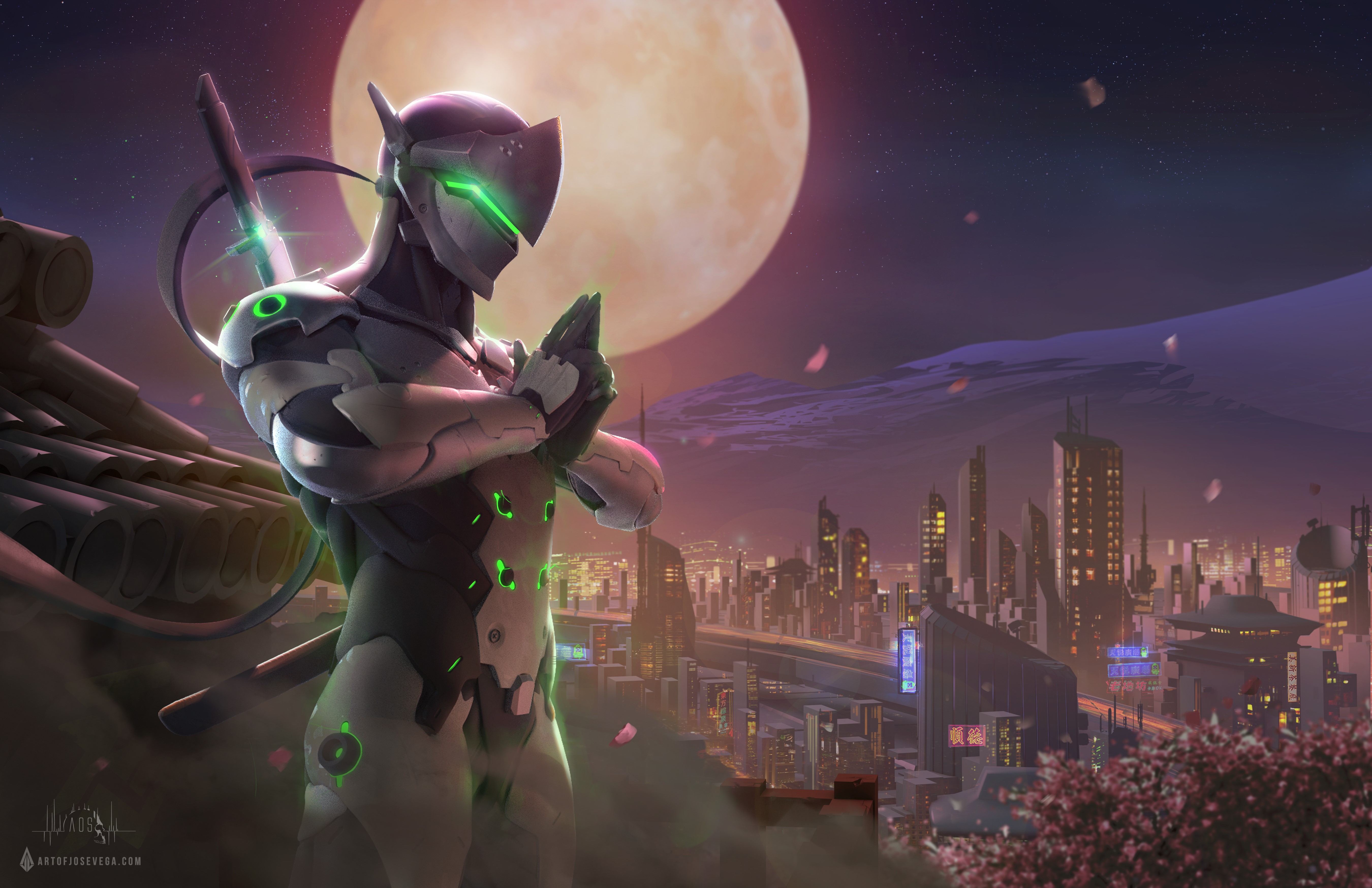 genji overwatch, overwatch, games, xbox games, ps games, pc games, 2017 games, hd, artwork, artist, digital art, 4k, deviantart, HD Wallpaper