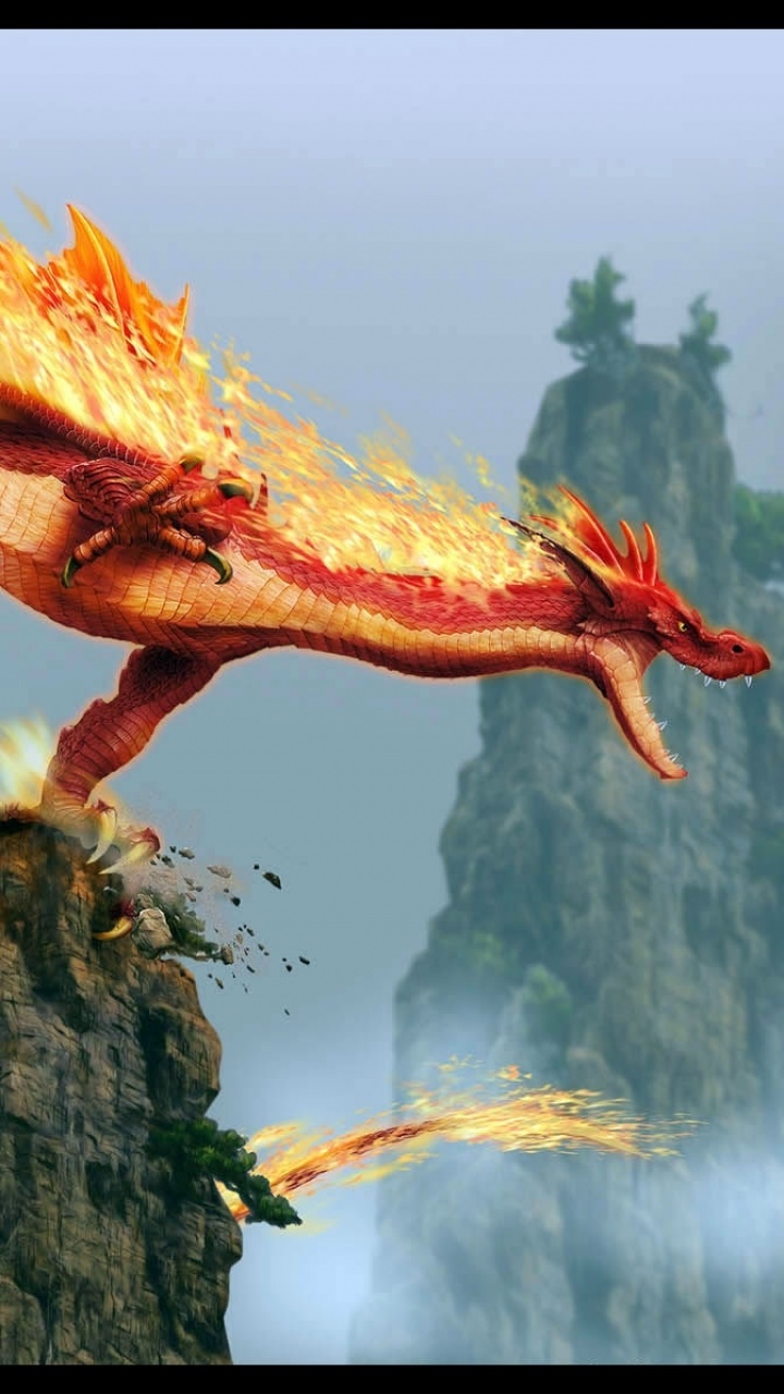 Fantasy Dragon, Dragon Blade, 720x1280, Phone HD Wallpaper