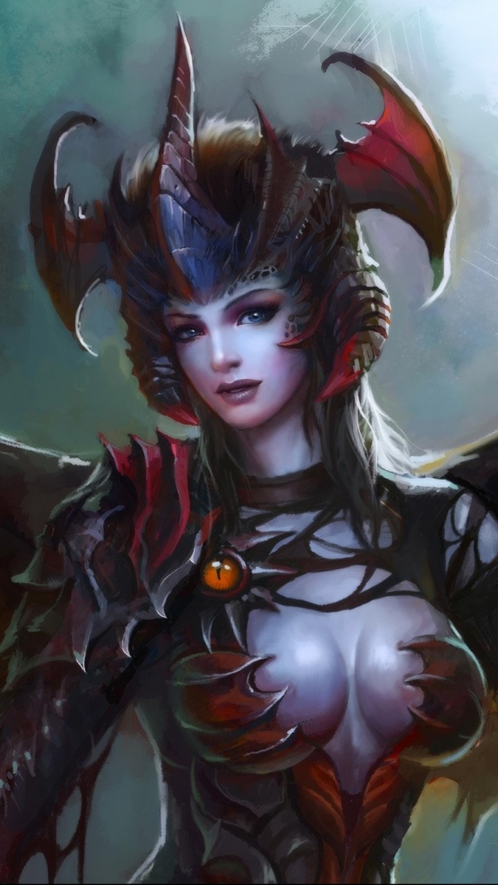Fantasy Demon, 720x1280, Phone HD Wallpaper