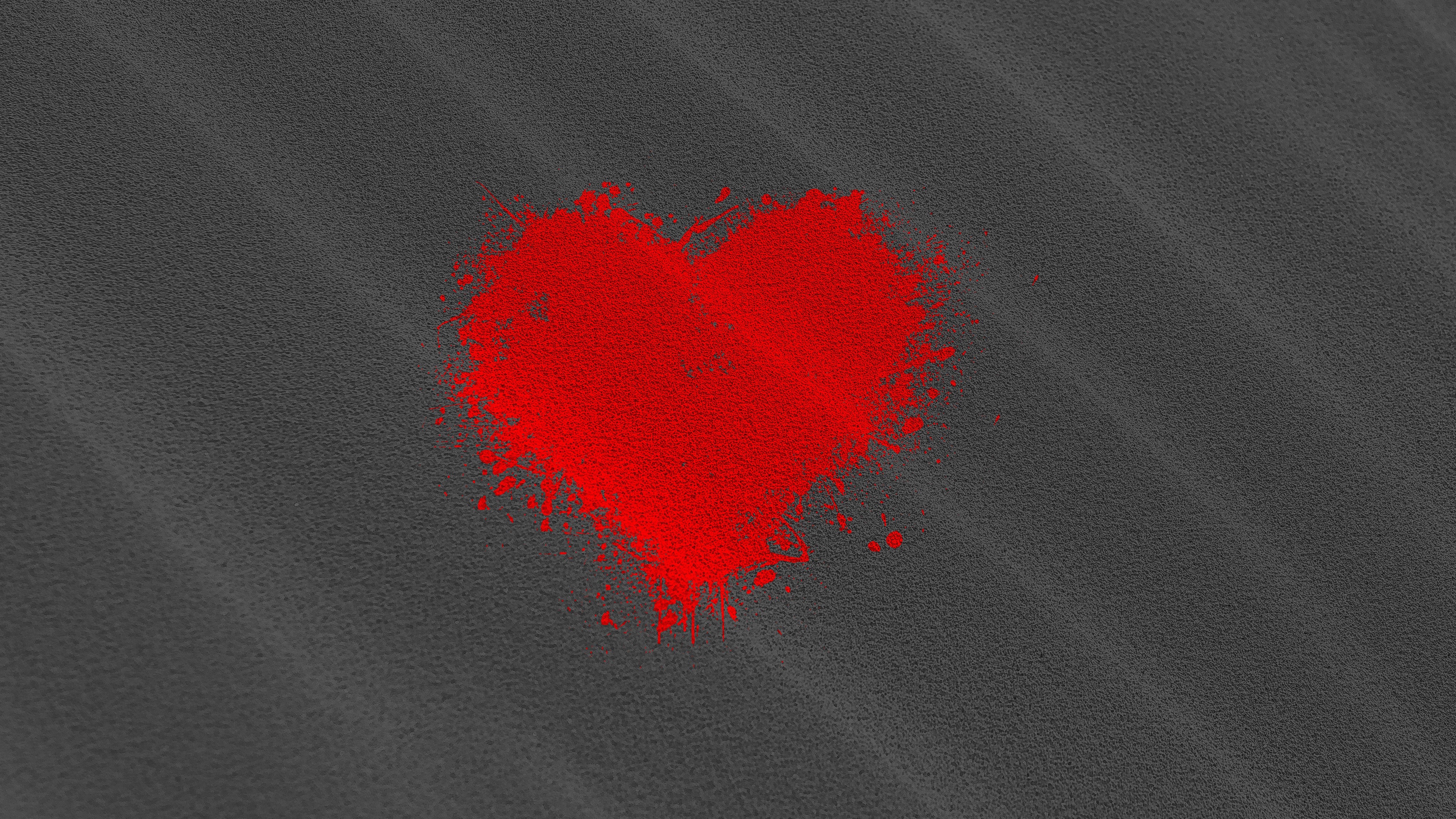 heart, texture, background, hd, 4k, red, love, HD Wallpaper