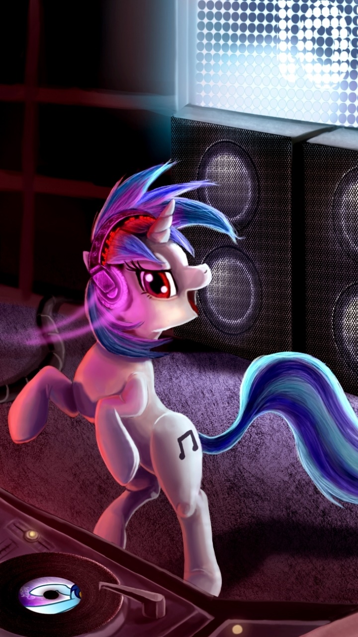 TV Show My Little Pony: Friendship is Magic, DJ Pon-3, DJ, Vinyl Scratch, My Little Pony, Magic, 720x1280, Phone HD Wallpaper