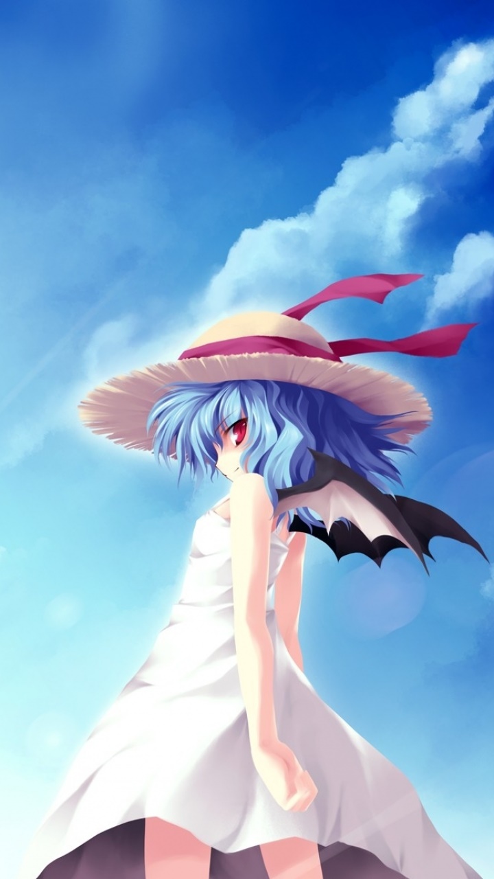 Anime Touhou, Remilia Scarlet, 720x1280, Phone HD Wallpaper