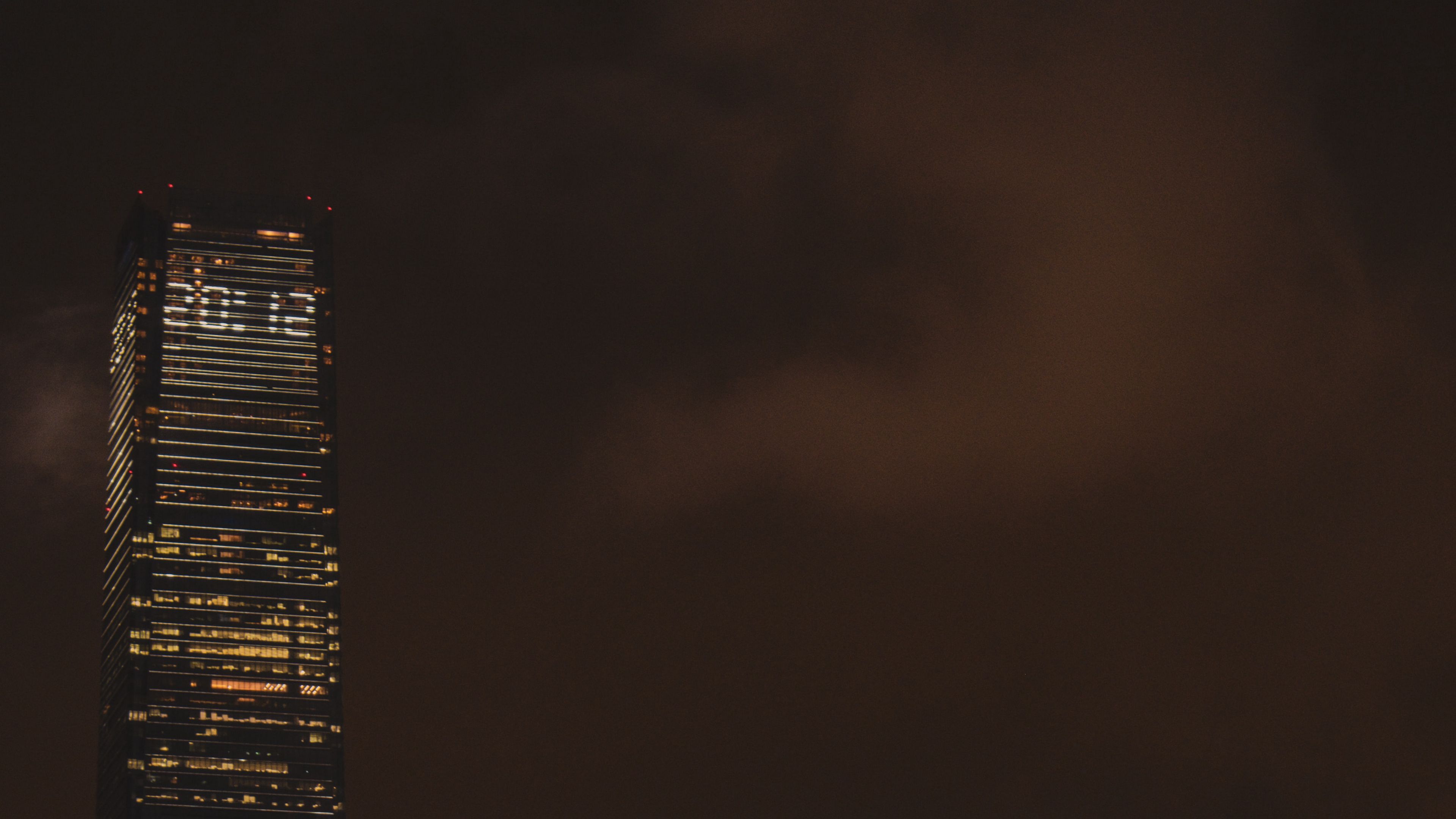 night city, buildings, skyscraper, hong kong, 4k, HD Wallpaper