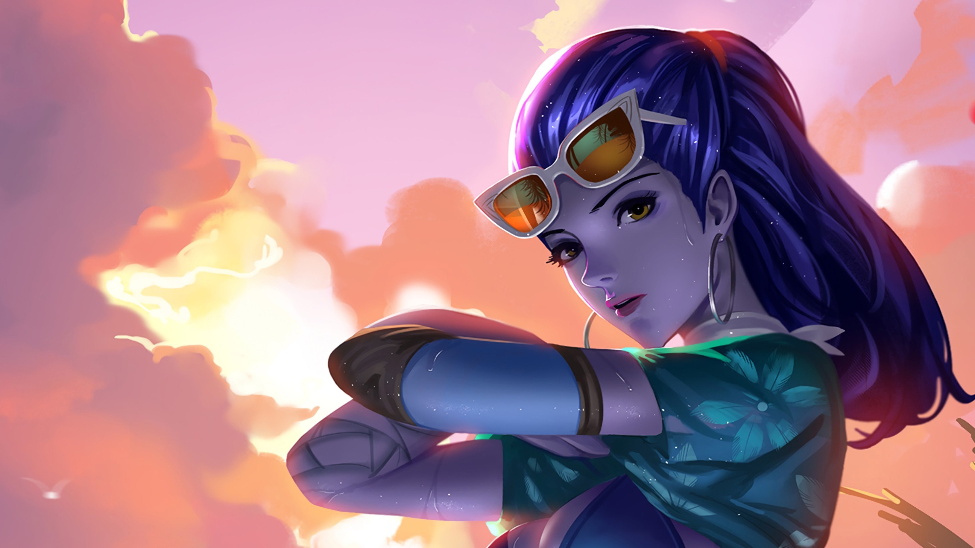 widowmaker, overwatch, 4k, games, hd, artwork, artist, digital art, HD Wallpaper