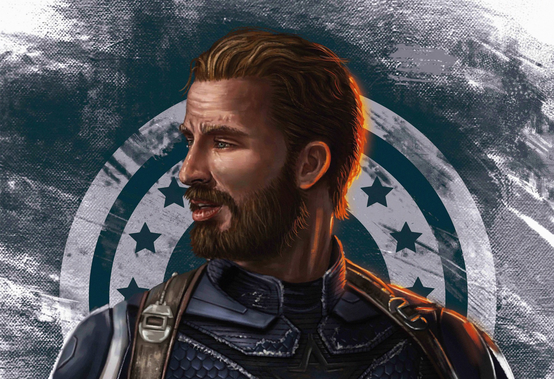 captain america, artwork, hd, artist, artstation, superheroes, HD Wallpaper