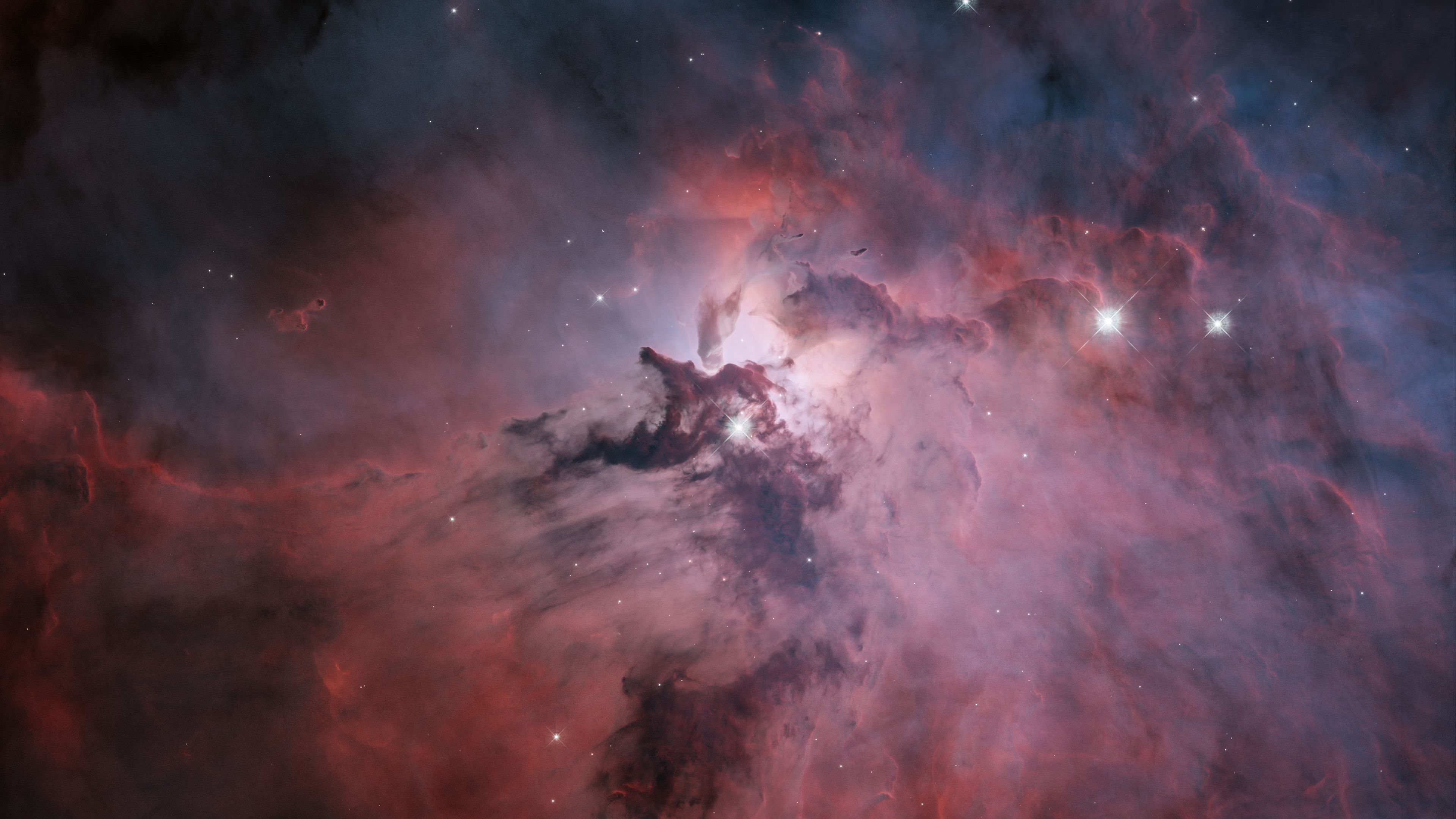 nebula, space, stars, galaxy, 4k, HD Wallpaper