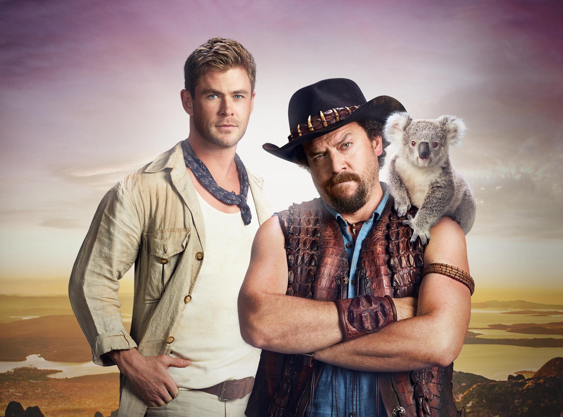 dundee the son of a legend returns home, movies, 2018 movies, hd, danny mcbride, chris hemsworth, HD Wallpaper