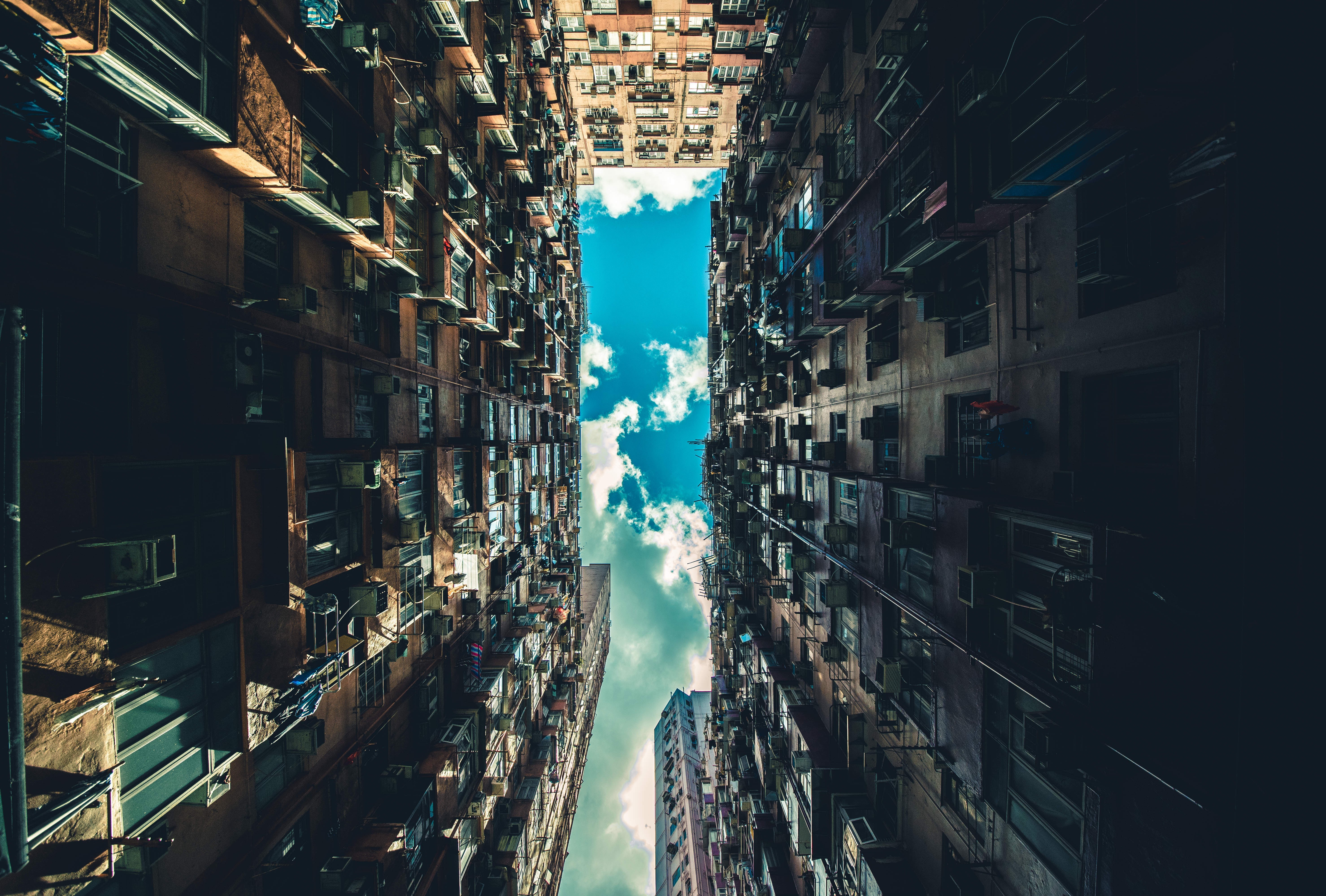 buildings, sky, photography, hd, 4k, 5k, HD Wallpaper