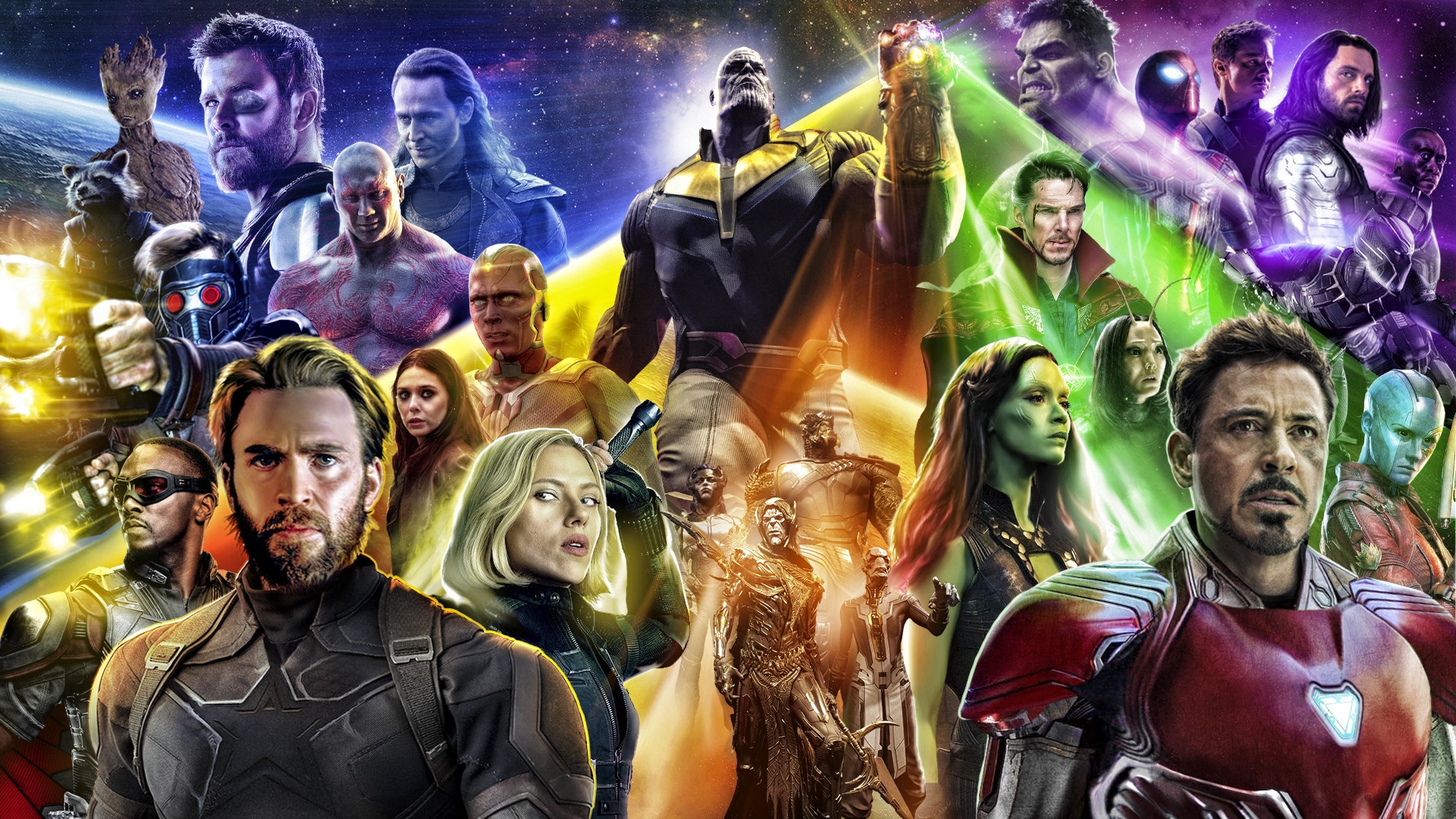thanos, avengers infinity war, 2018 movies, movies, hd, artist, deviantart, HD Wallpaper